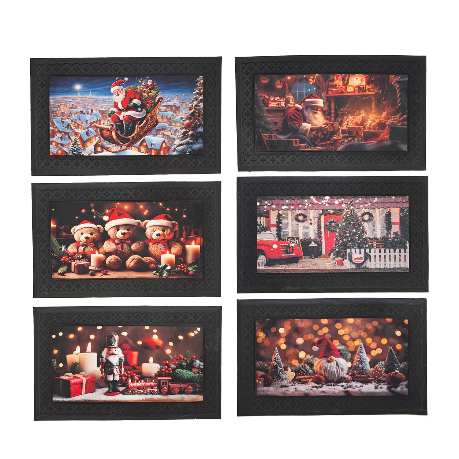 VESTIAMO CASA GRAN NATALE - Tappeto Luminoso & Musicale Natalizio 75x45 cm