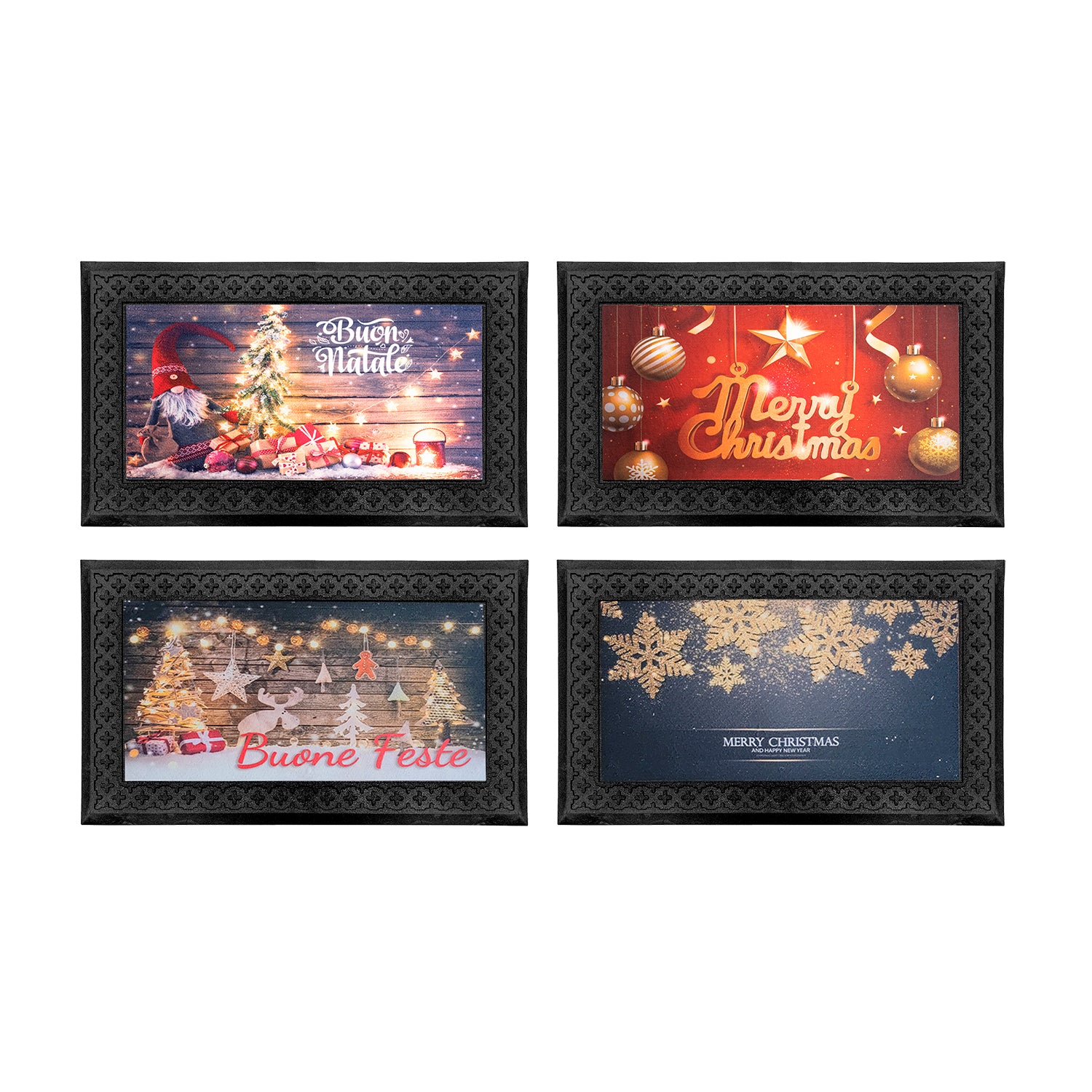 VESTIAMO CASA GRAN NATALE - Tappeto Natalizio Luminoso e Musicale 45x75 cm