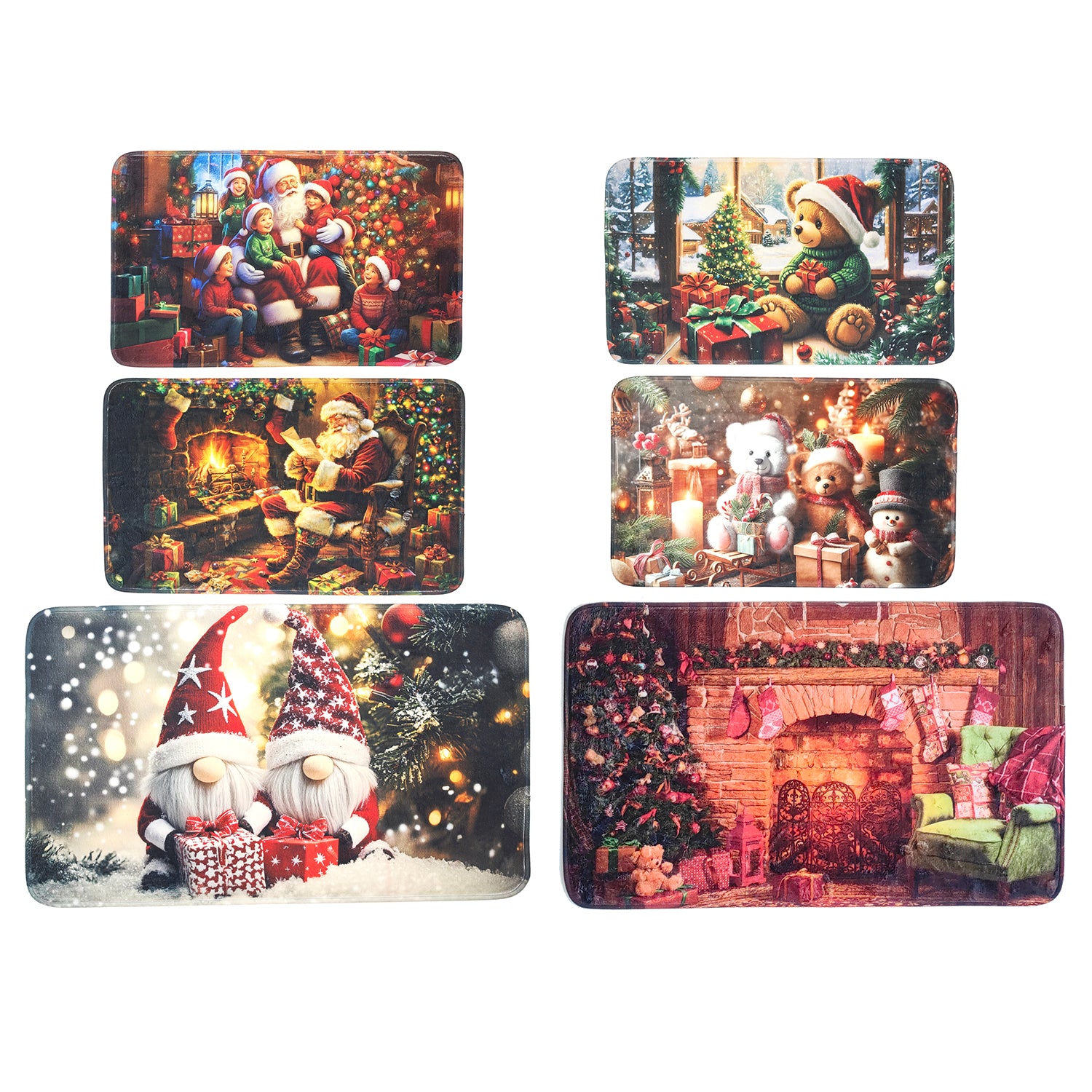 VESTIAMO CASA GRAN NATALE - Tappeto Natalizio Decorativo 45x75 cm