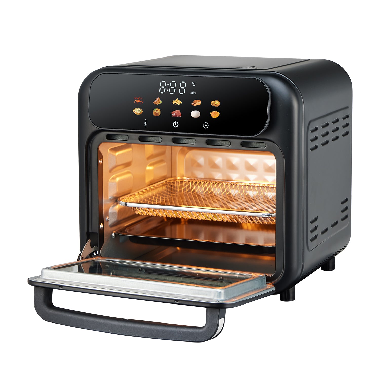 DICTROLUX - Forno e Friggitrice ad Aria Multifunzione Oven Crock 870 Watt