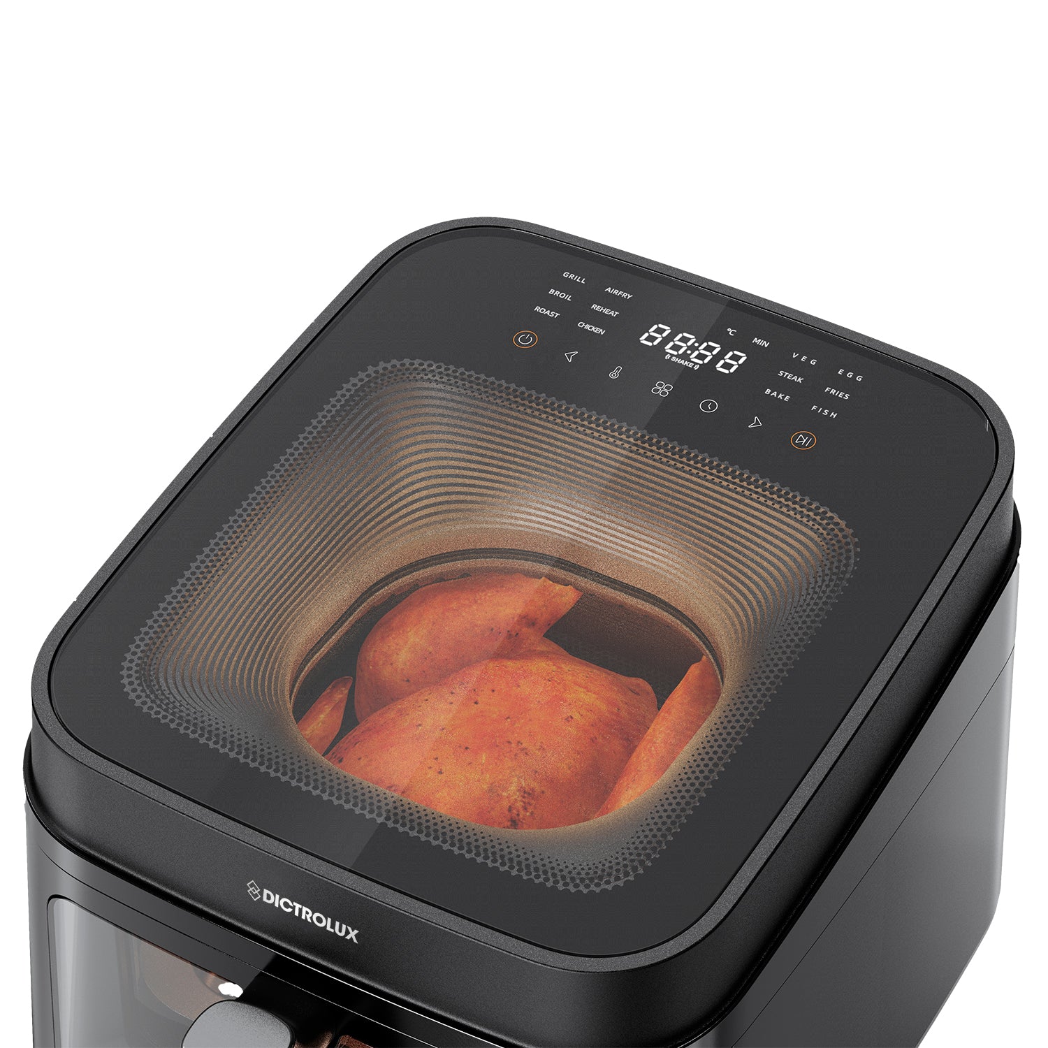 DICTROLUX - Friggitrice ad Aria Fry Touch 6,5 litri 1700 Watt