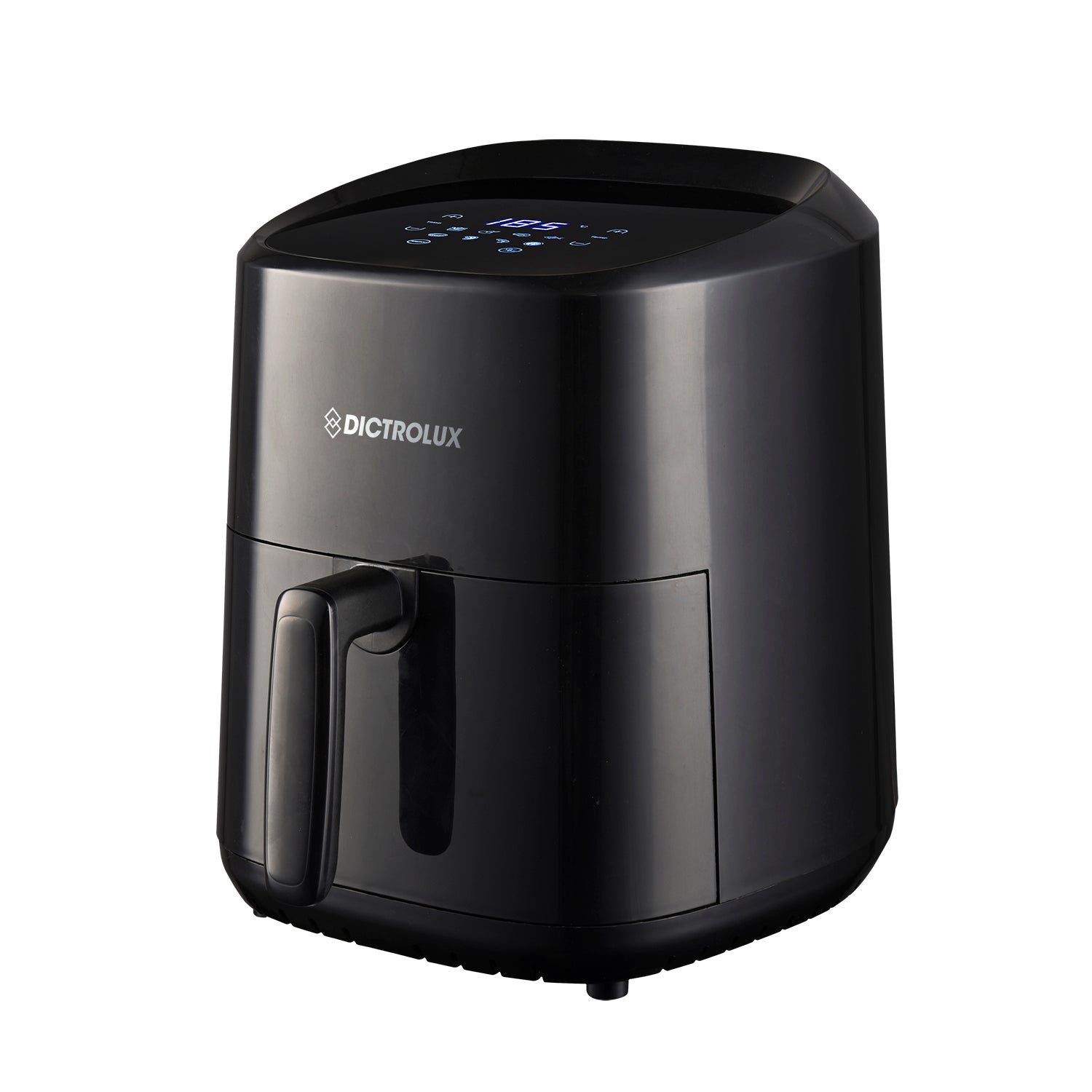 DICTROLUX - Friggitrice ad Aria Dictrolux Black Vision Fryer con Display Touch 3,2 Litri 1400 Watt