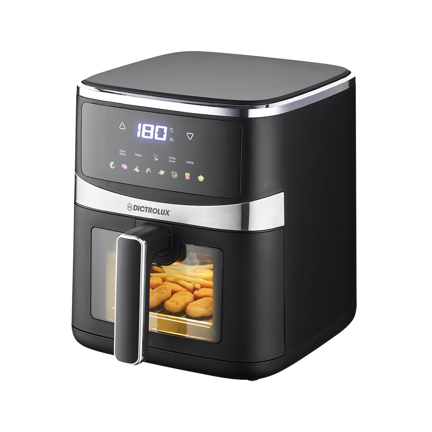 DICTROLUX - Friggitrice ad Aria Digitale Quick Fryer One 5 Litri 1500 Watt