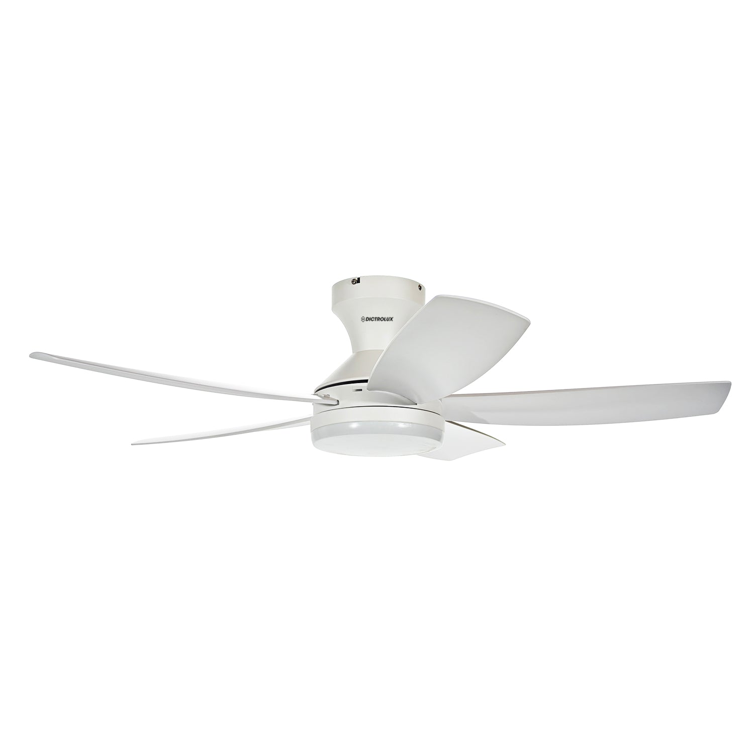 DICTROLUX - Ventilatore da Soffitto con Plafoniera LED Winged-Up