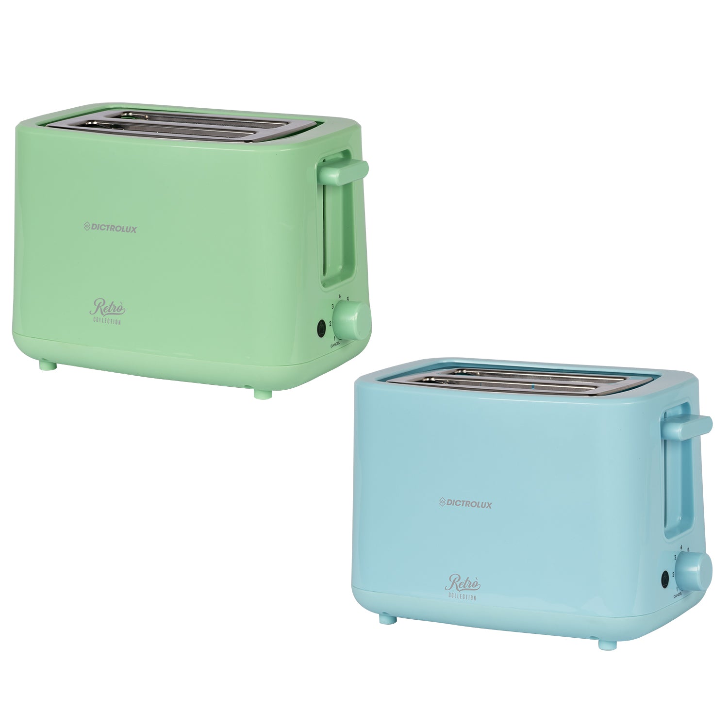 DICTROLUX - Tostapane Retrò Collection 760 Watt
