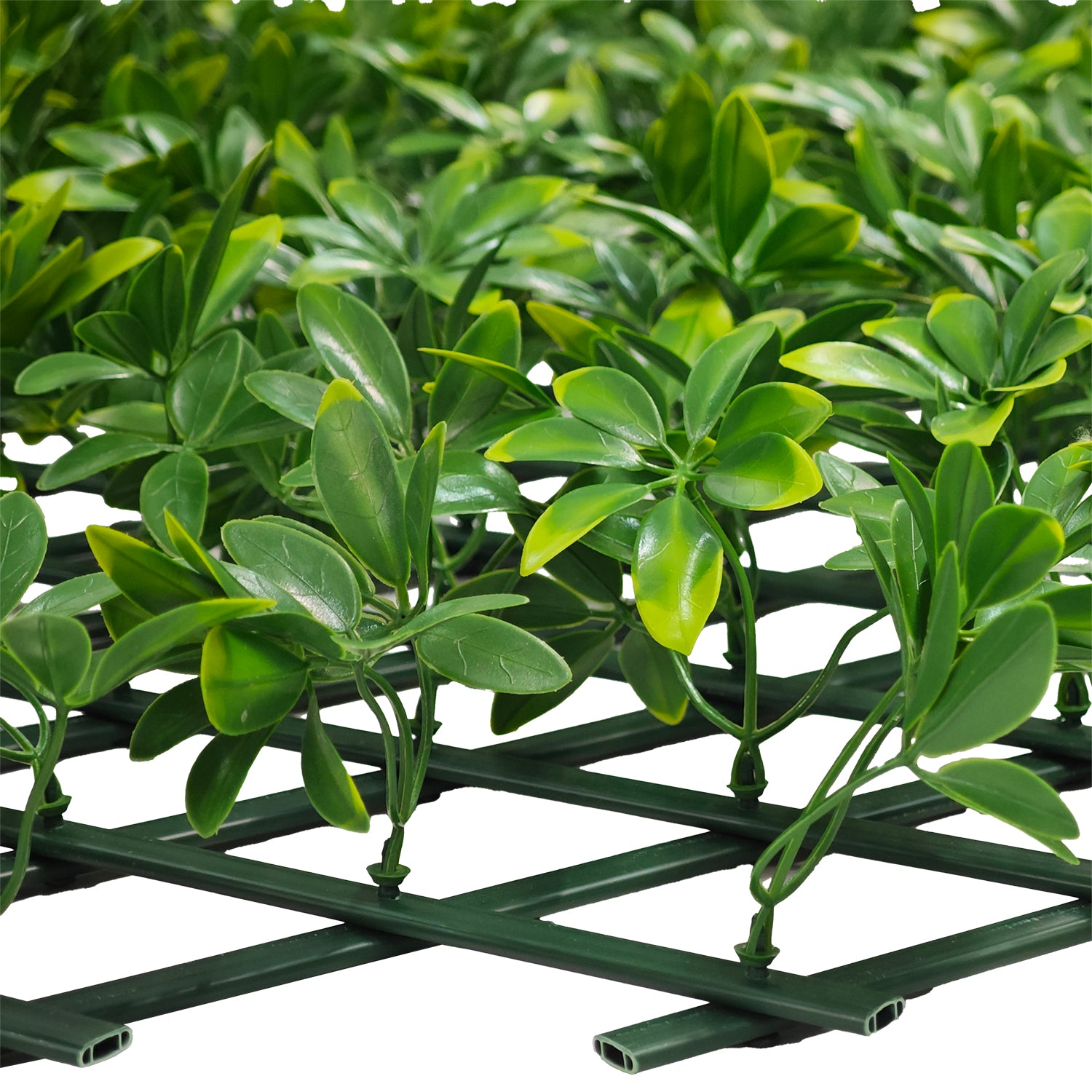 VESTIAMO CASA GIARDINO - Siepe Artificiale Estensibile con foglie di Schefflera Verde h28x280 cm
