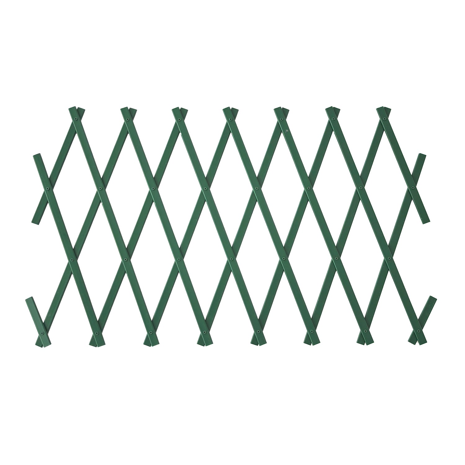 VESTIAMO CASA GIARDINO - Staccionata Estensibile Verde h50x200 cm