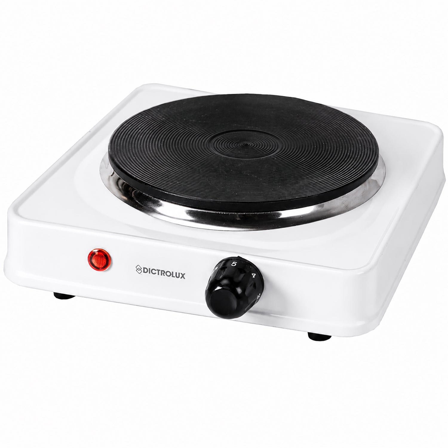 DICTROLUX - Fornello Elettrico con piastra in ghisa 1000 Watt