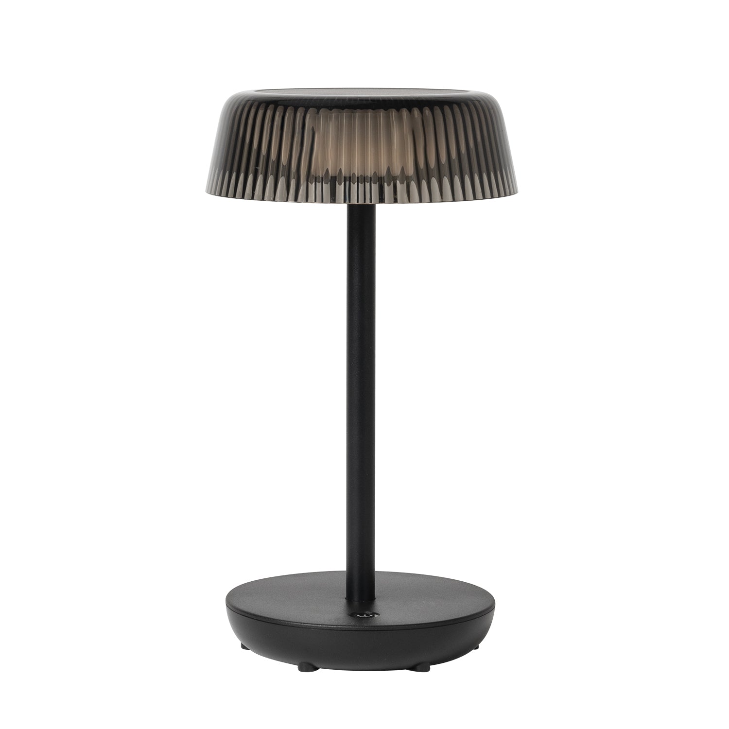 DICTROLUX - Lampada Led Touch Dimmerabile Brigitte Nera - h29 cm diametro 16 cm