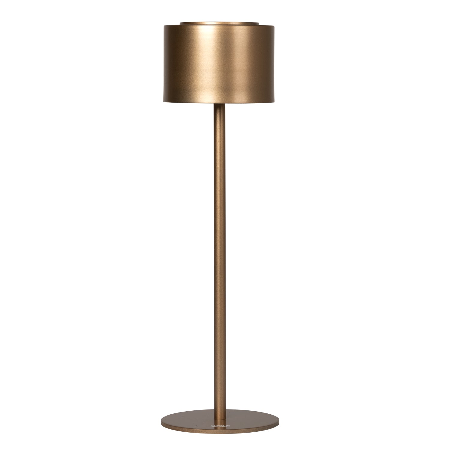 DICTROLUX - Lampada Led Touch Dimmerabile Gold Nausica  - h37 cm diametro 10,5 cm