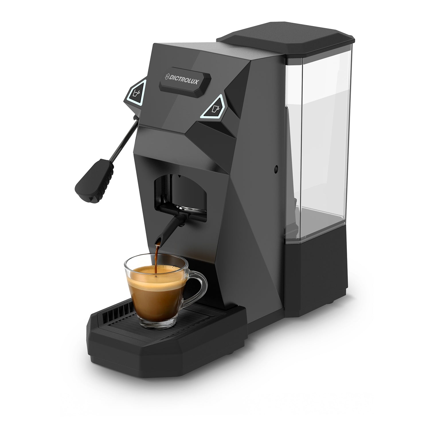 DICTROLUX - Macchina da caffè Morelia Black 550 Watt - Compatibile con cialde Ese