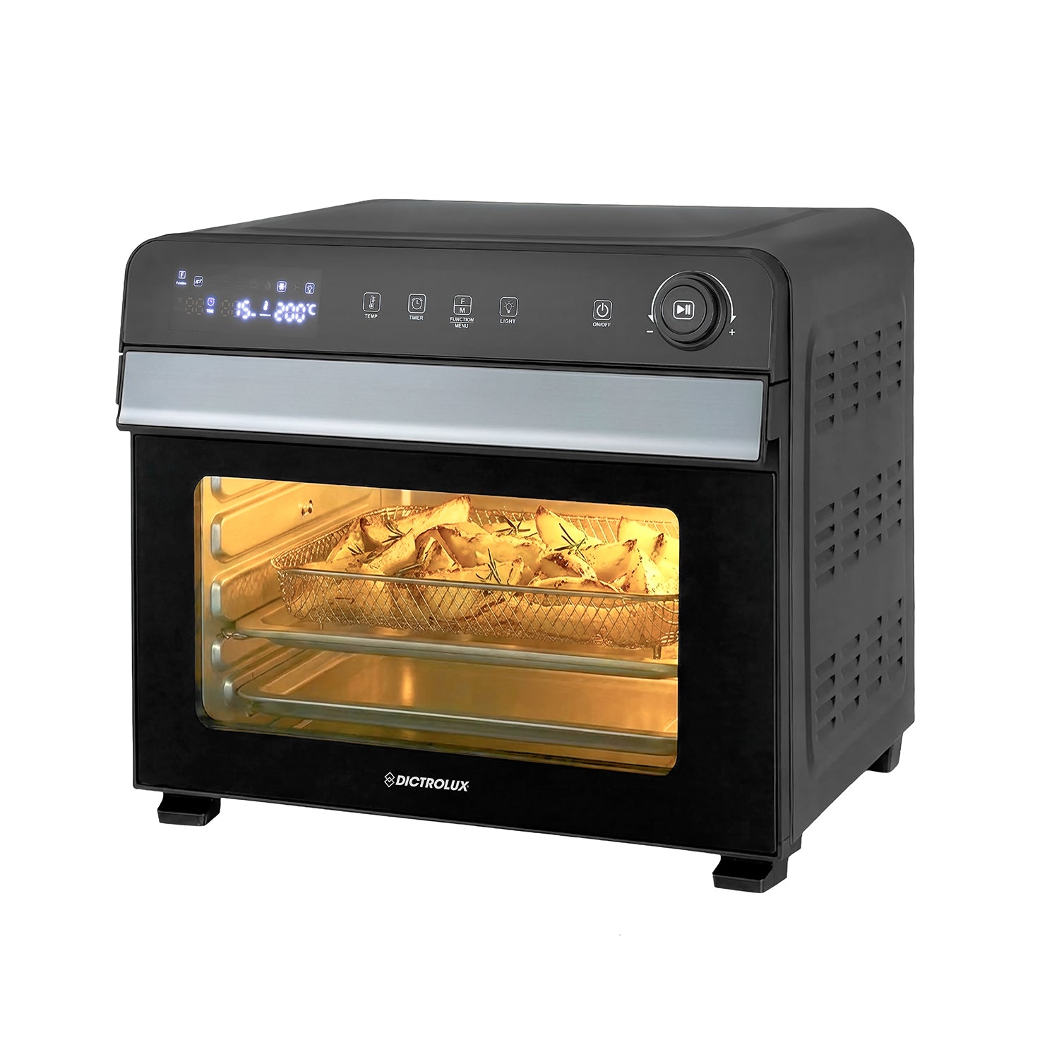 DICTROLUX - Forno Ventilato Combi Frio 3 in 1 22 Litri 1500 Watt