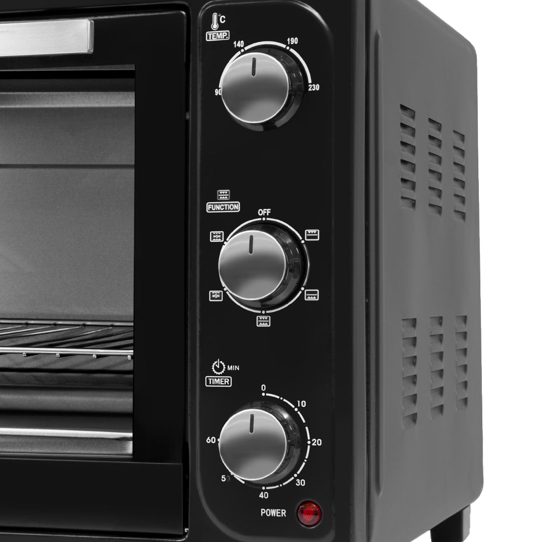 DICTROLUX - Forno Elettrico Ventilato Black Evolution 45 Litri 1800 Watt