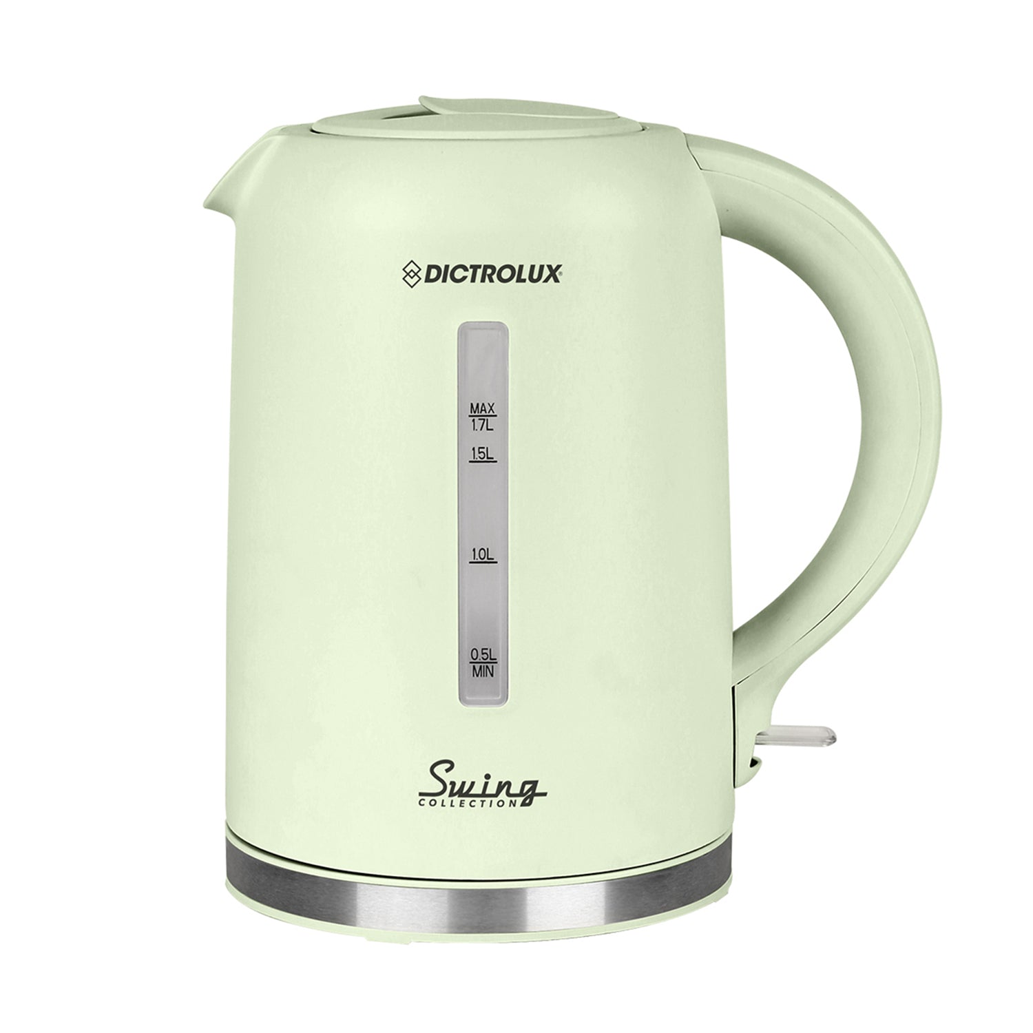 DICTROLUX - Bollitore Elettrico 1,7 Litri YG-608 Verde Swing Collection 2200 Watt