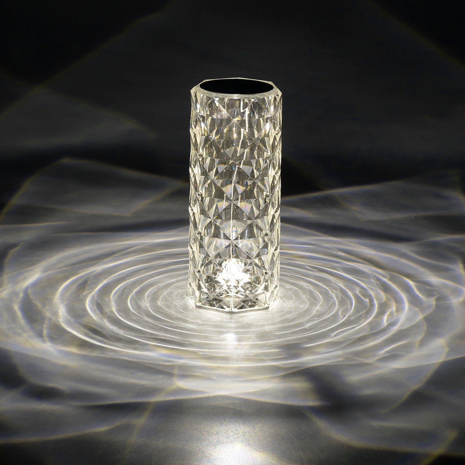 DICTROLUX - Lampada Led Dimmerabile Touch Elettra  - h21 cm diametro 9 cm