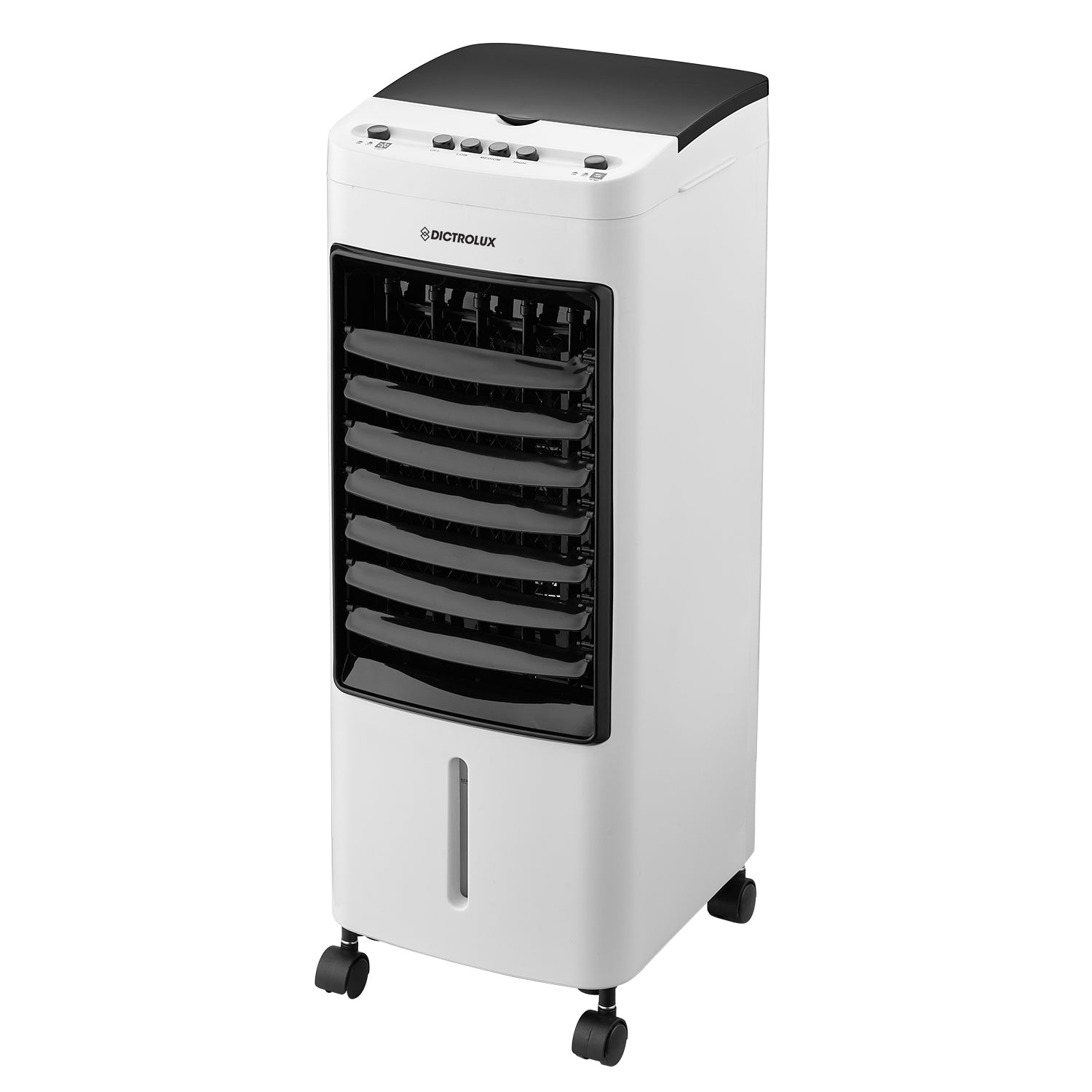 DICTROLUX - Raffrescatore d’Aria 2in1 Kaelis Fan con Serbatoio 4 Litri 65 Watt