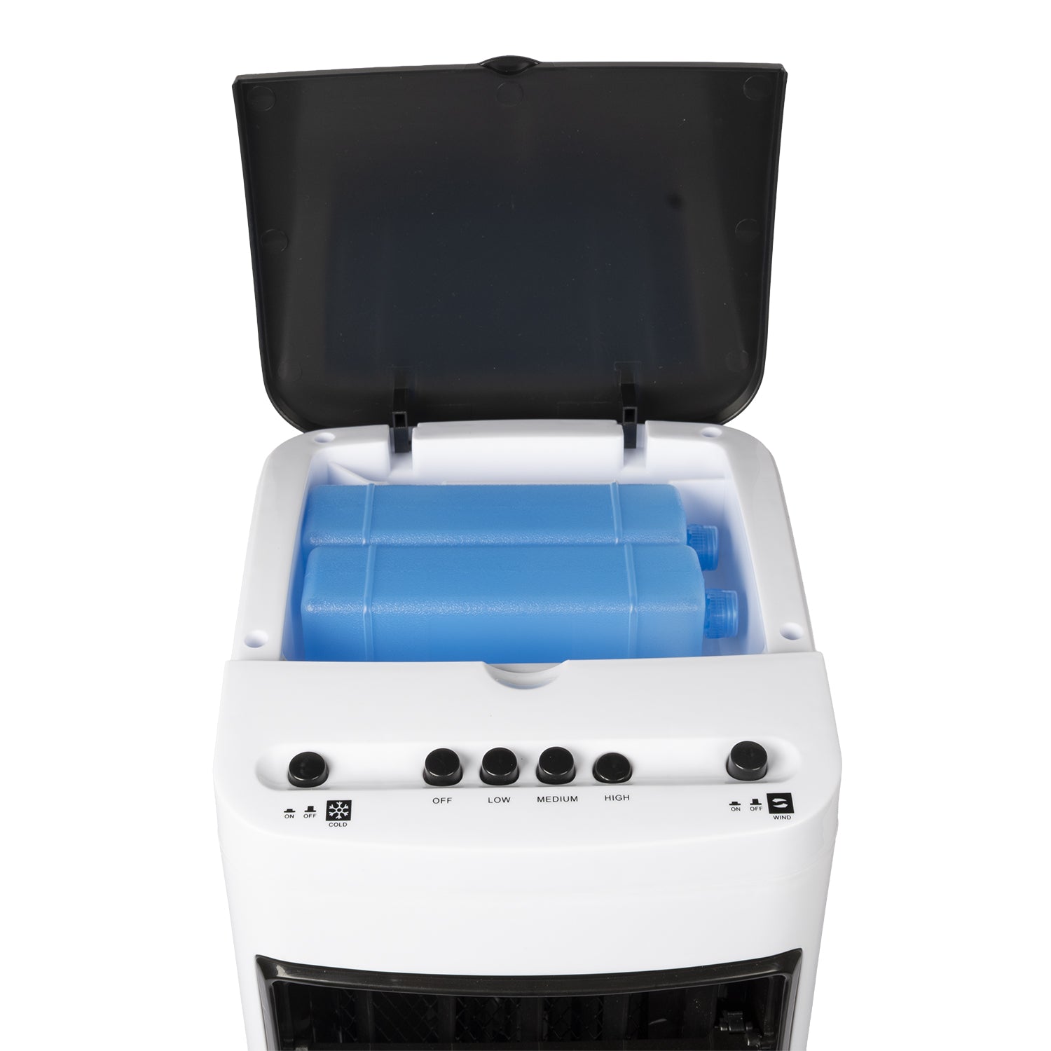 DICTROLUX - Raffrescatore d’Aria 2in1 Kaelis Fan con Serbatoio 4 Litri 65 Watt