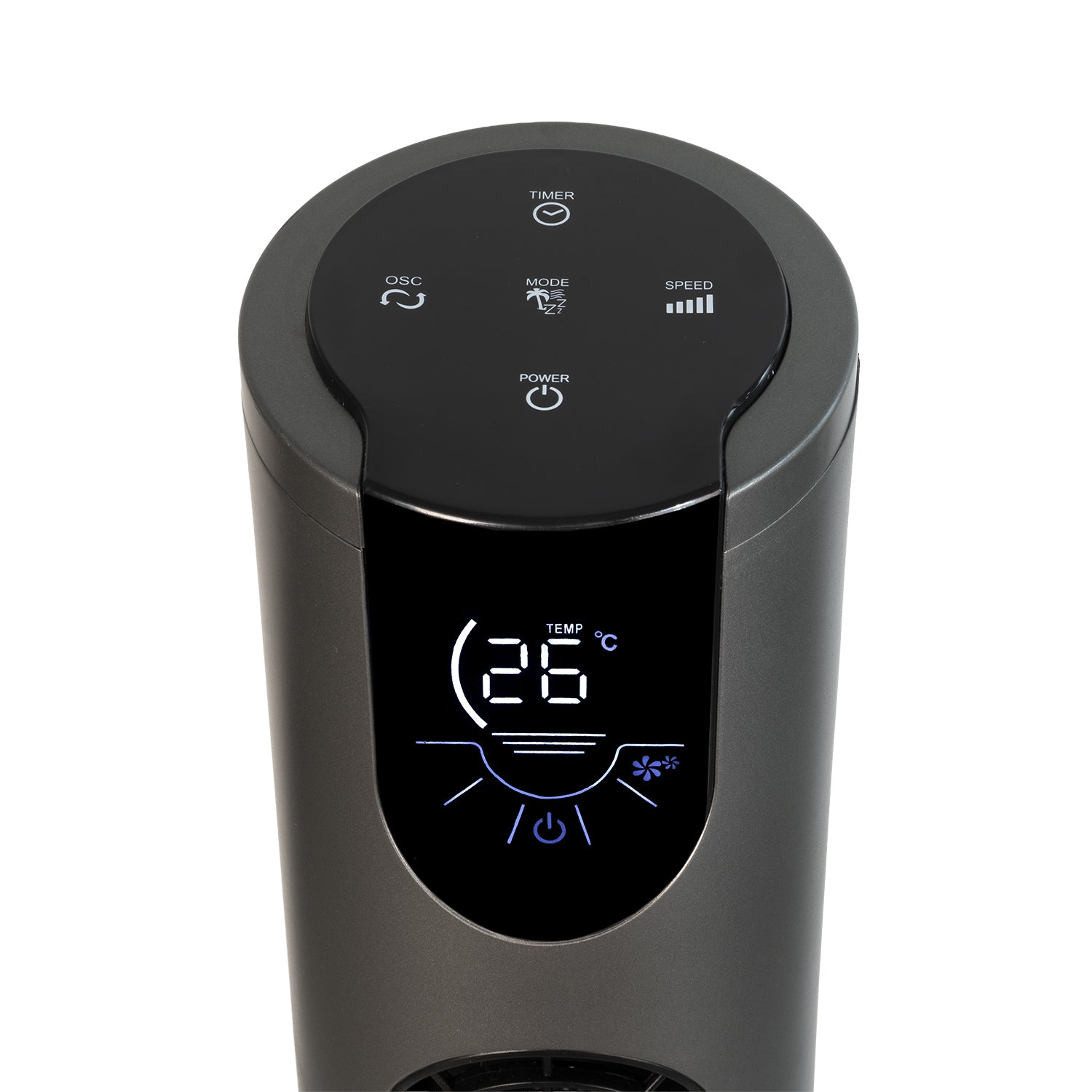 DICTROLUX - Ventilatore a Torre Tower Sense con Telecomando 100 Watt