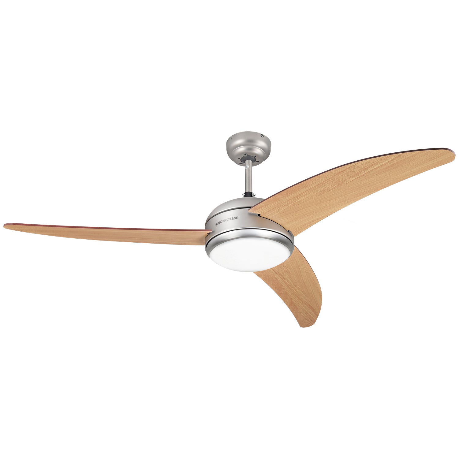 DICTROLUX - Ventilatore da Soffitto con Plafoniera Evolution Fan-Wood