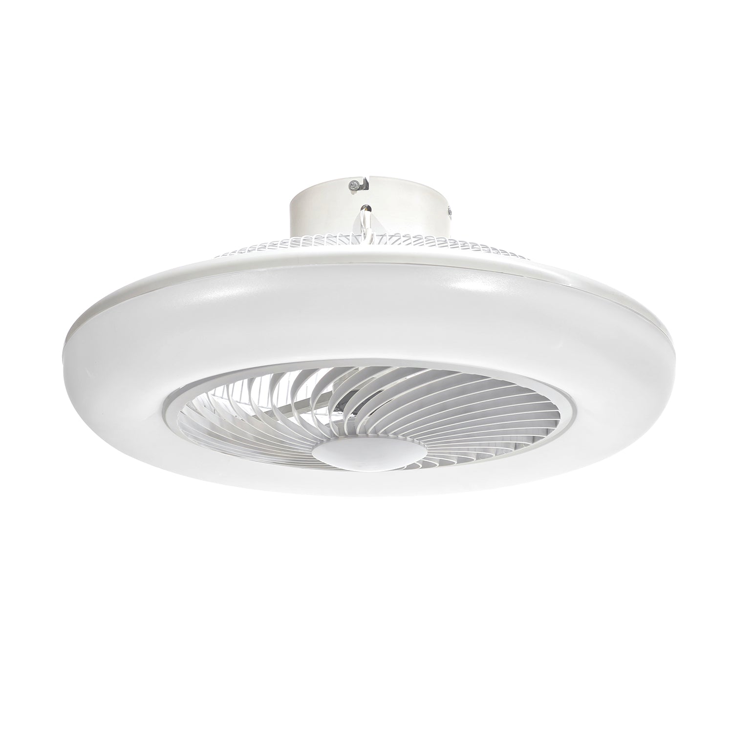 DICTROLUX - Ventilatore da Soffitto con Plafoniera Wi-Fi Ellyot LED