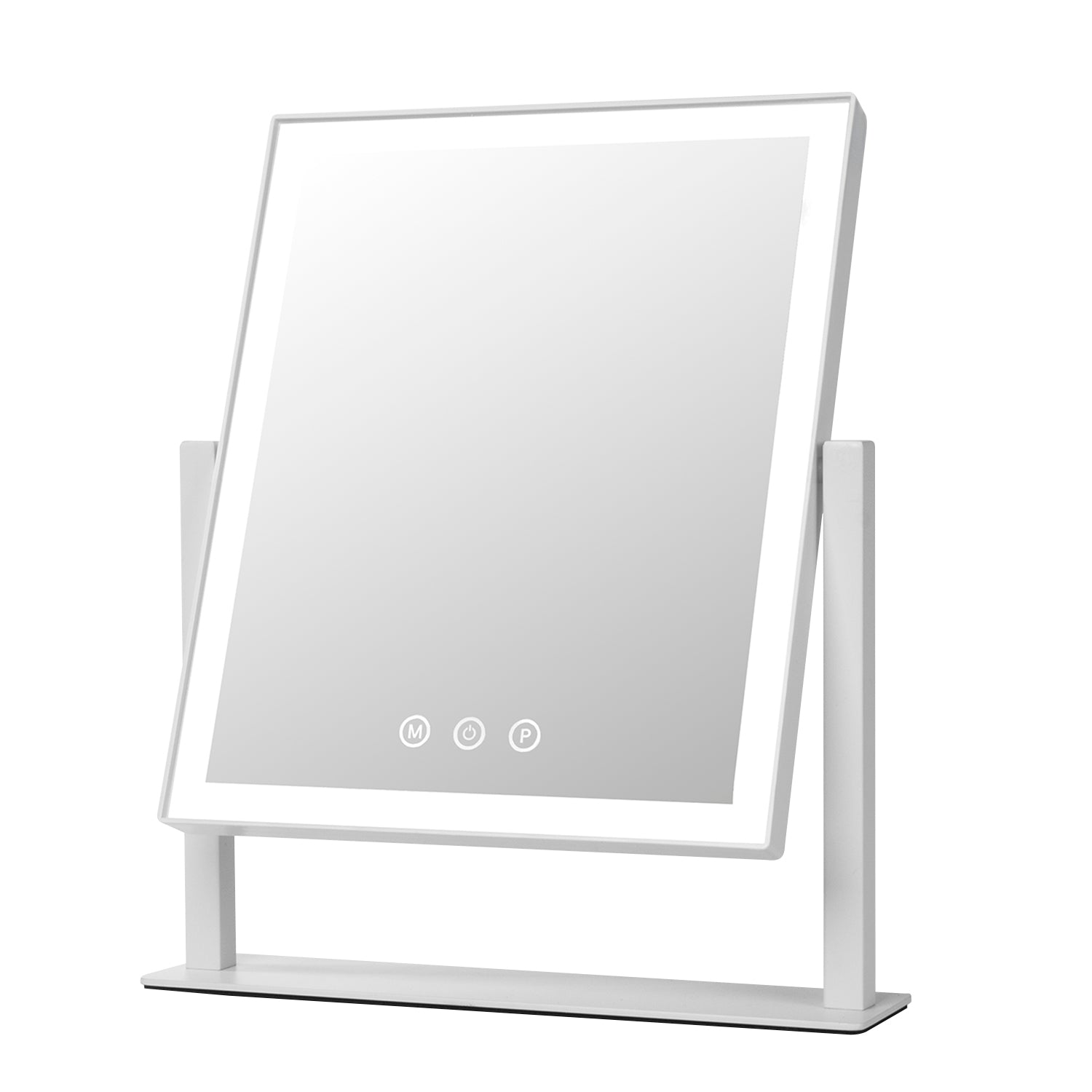 DICTROLUX - Specchio Luminoso 78 Led Touch Dimmerabile - h35x30,5x7 cm