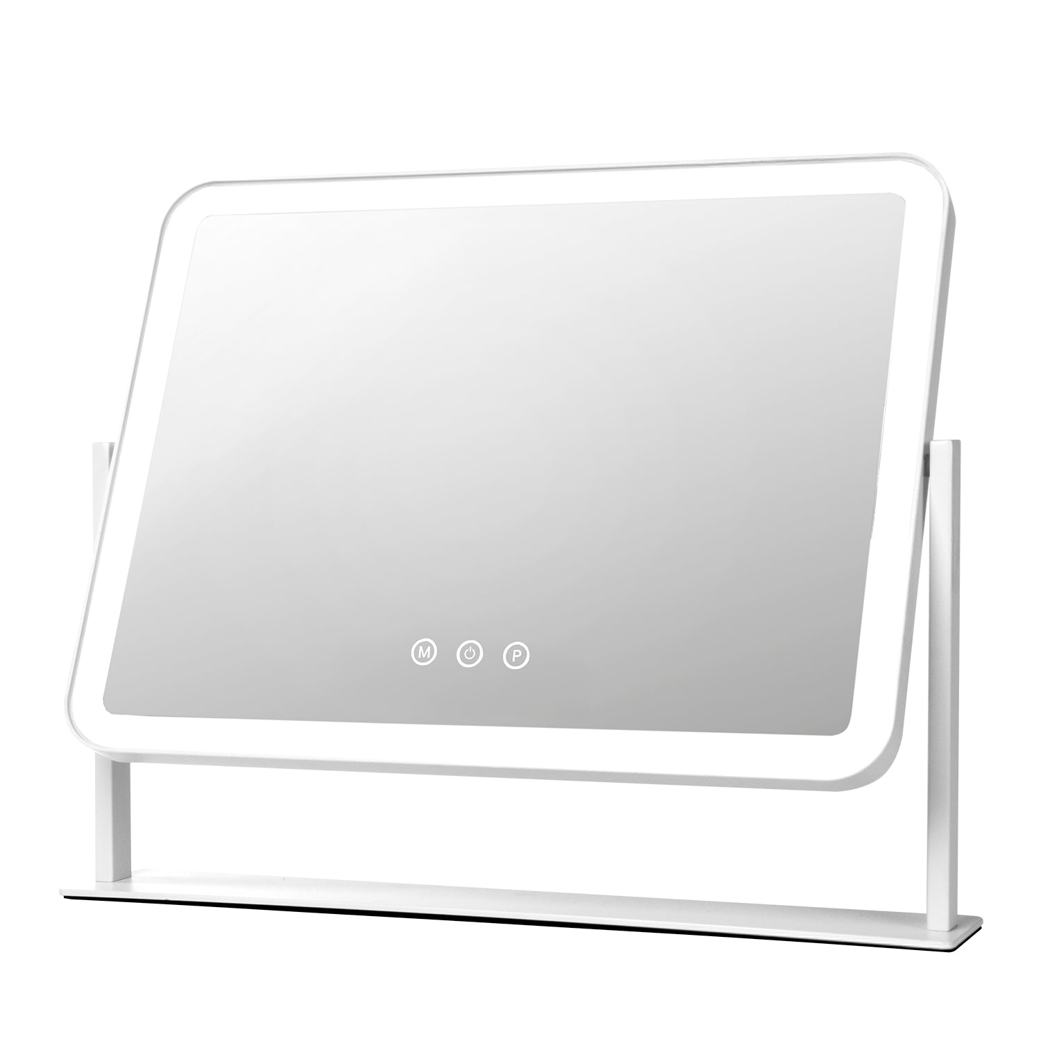 DICTROLUX - Specchio Luminoso 96 Led Touch Dimmerabile - h36x44x7 cm