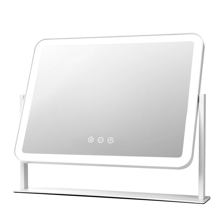 DICTROLUX - Specchio Luminoso 96 Led Touch Dimmerabile - h36x44x7 cm