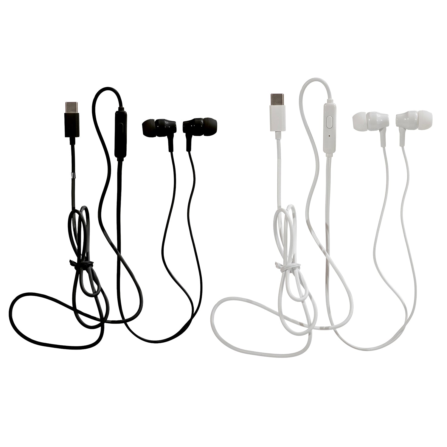 DICTROLUX - Auricolari con Filo USB-C DLX131 con Microfono 120 cm