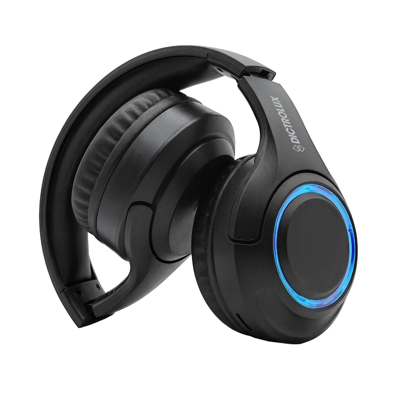 DICTROLUX - Cuffia Wireless Bluetooth Ricaricabile DLX216 con LED Multicolor