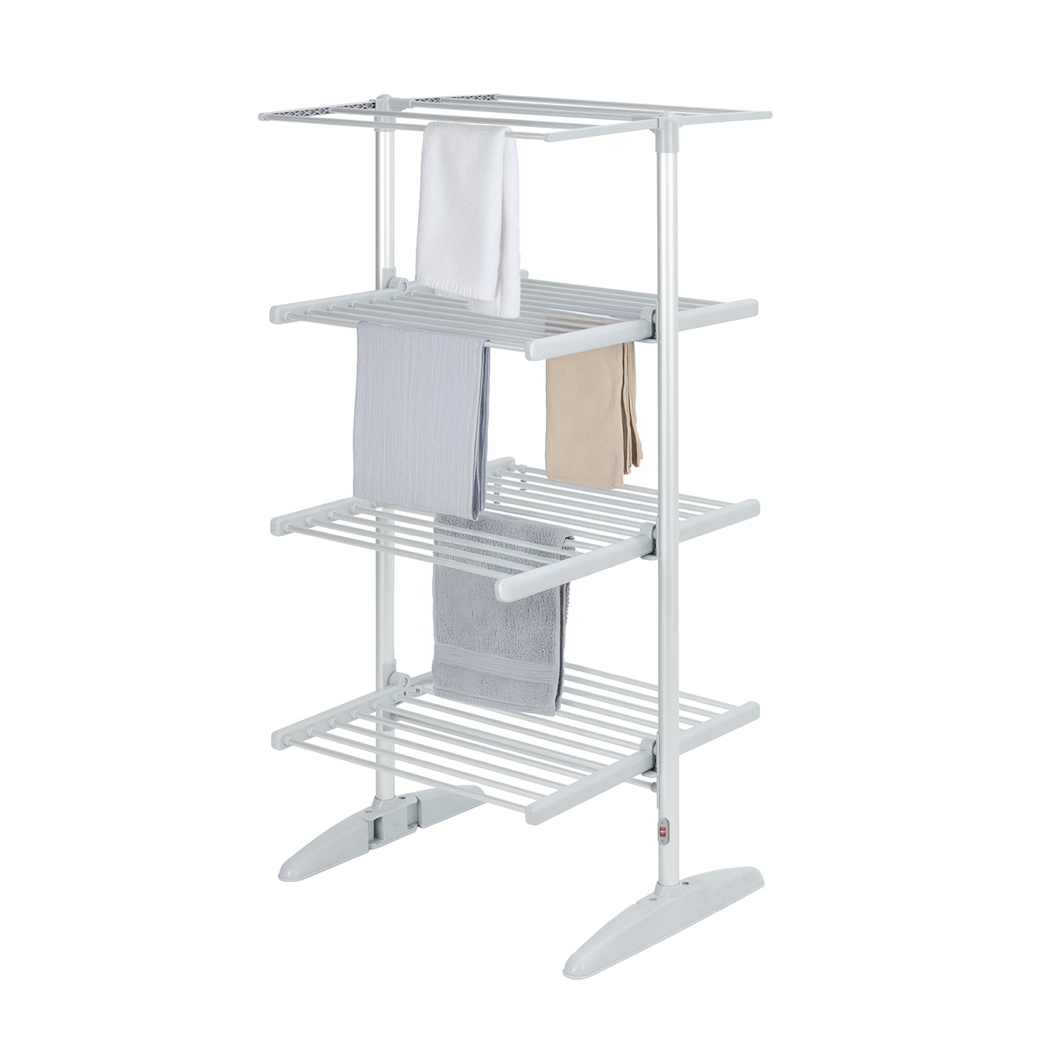 DICTROLUX - Stendibiancheria Elettrico a Torre Pieghevole 300 Watt - 24 metri lineari per stendere