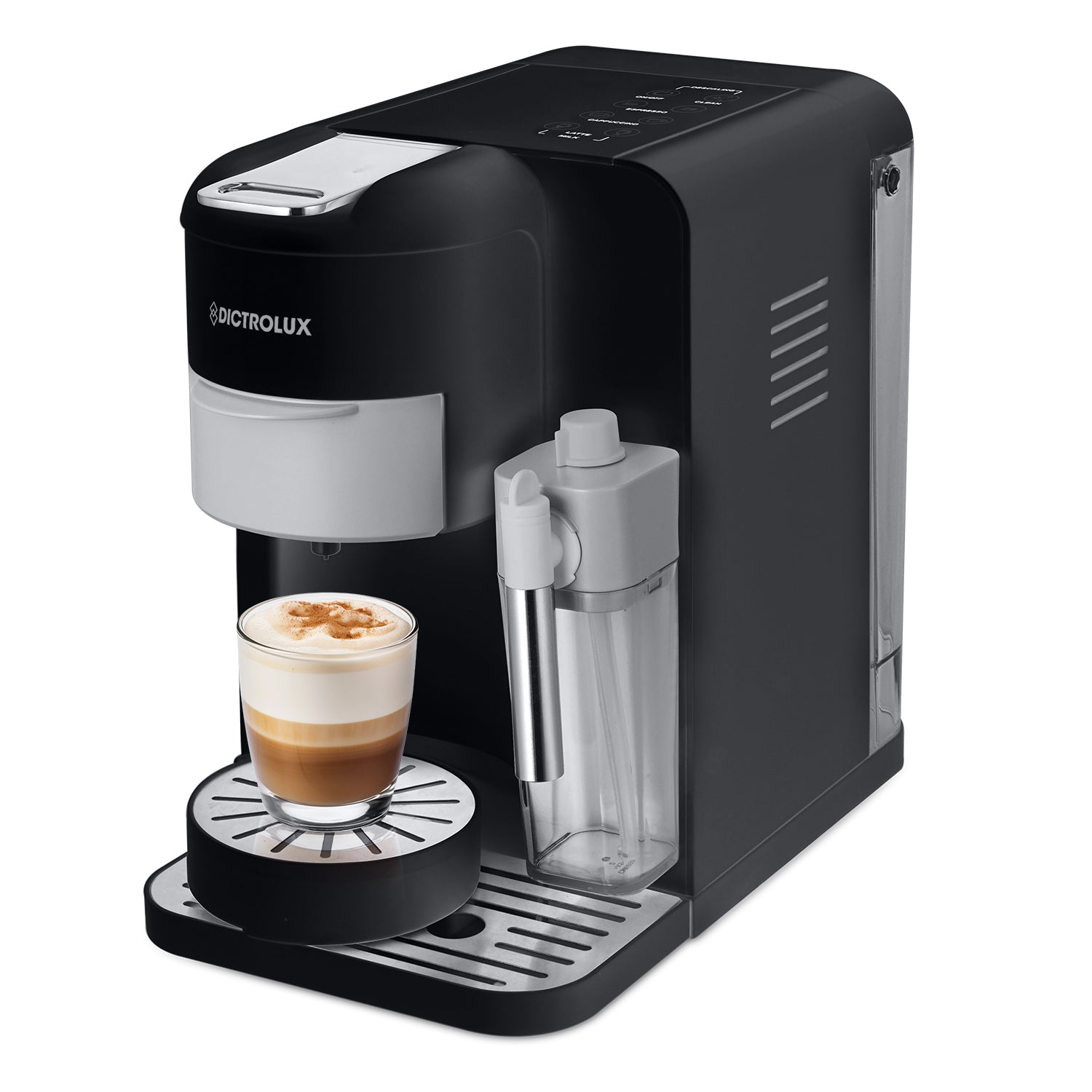 DICTROLUX - Macchina da caffè 3 in 1 Emily Express & milk 1350 Watt