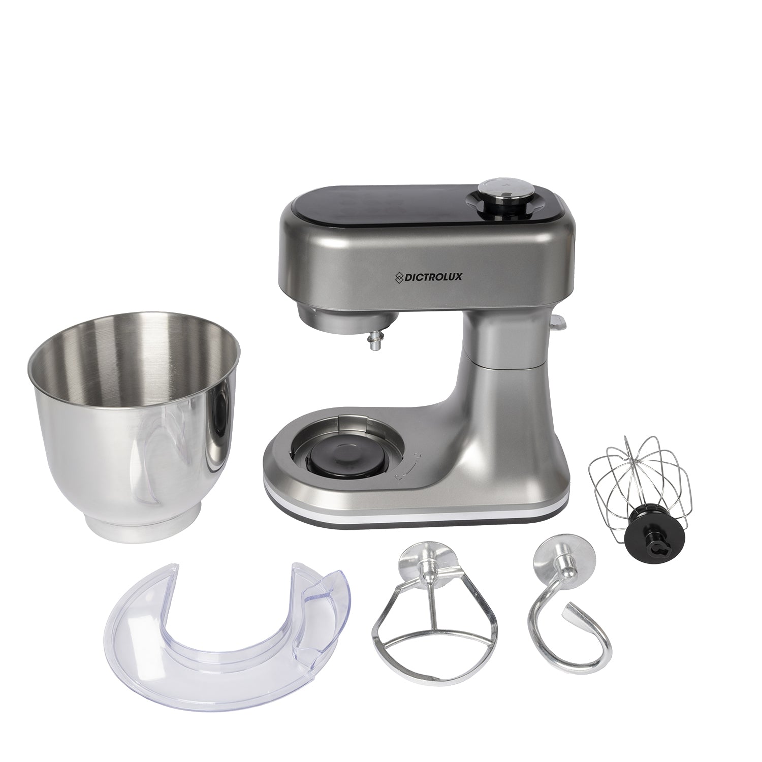 DICTROLUX - Impastatrice Multifunzione 3 in 1 Mix Force Display Digitale Touch con Bilancia Integrata 5 Litri 1500 Watt