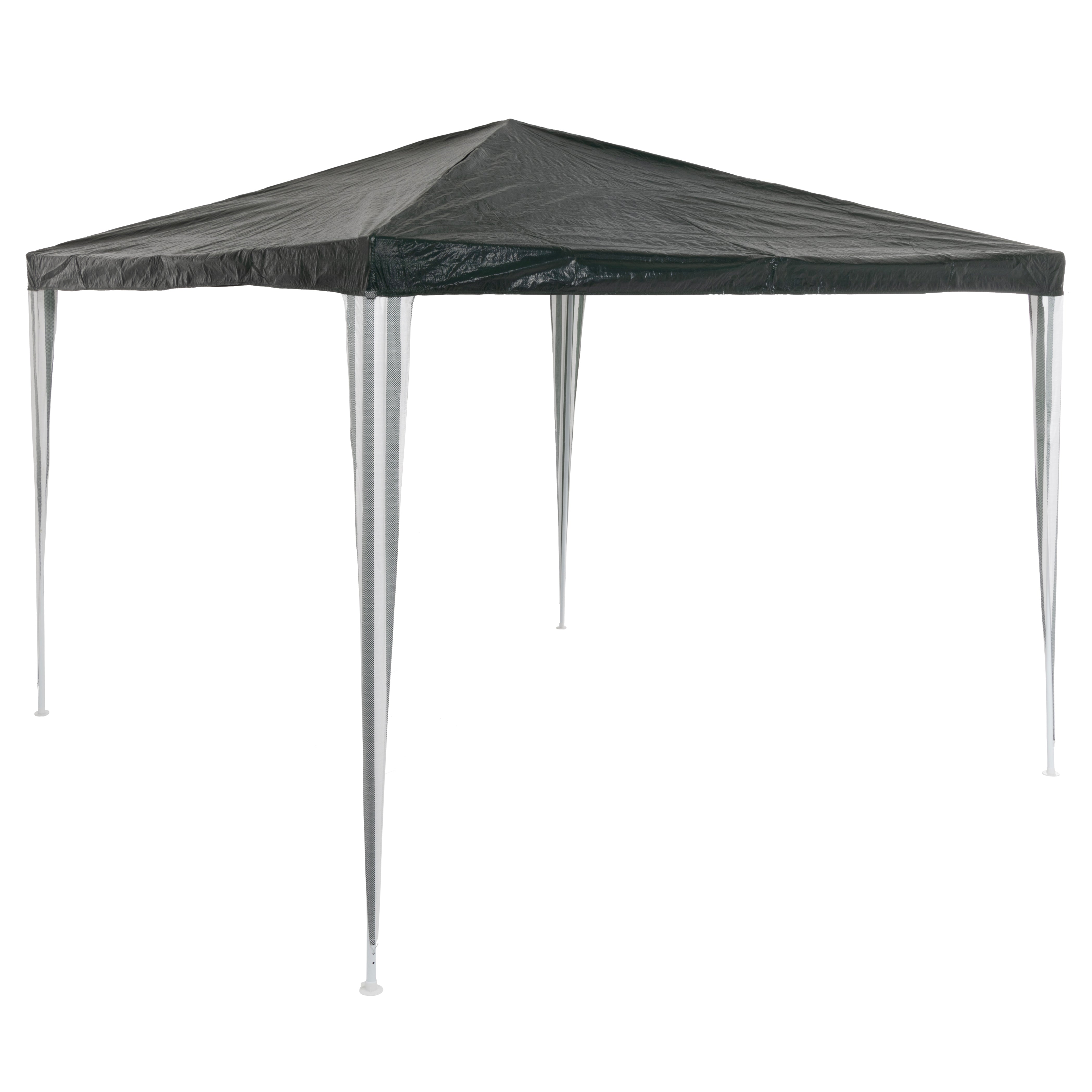 VESTIAMO CASA GIARDINO - Gazebo da Giardino Verde in Metallo 3x3 metri