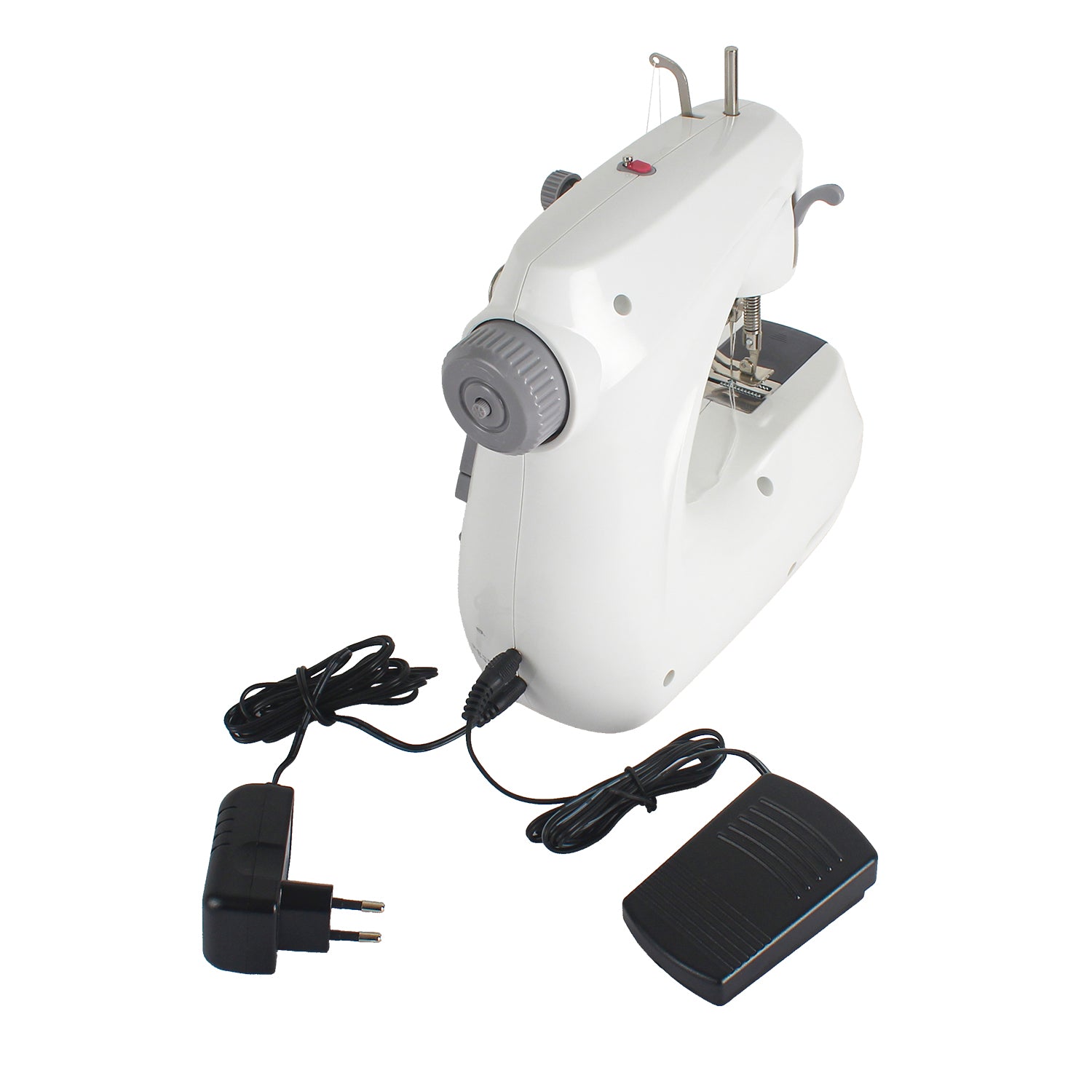 DICTROLUX - Macchina da Cucire Mini Portatile Isabel FHSM-268 con Pedale e Doppio Punto