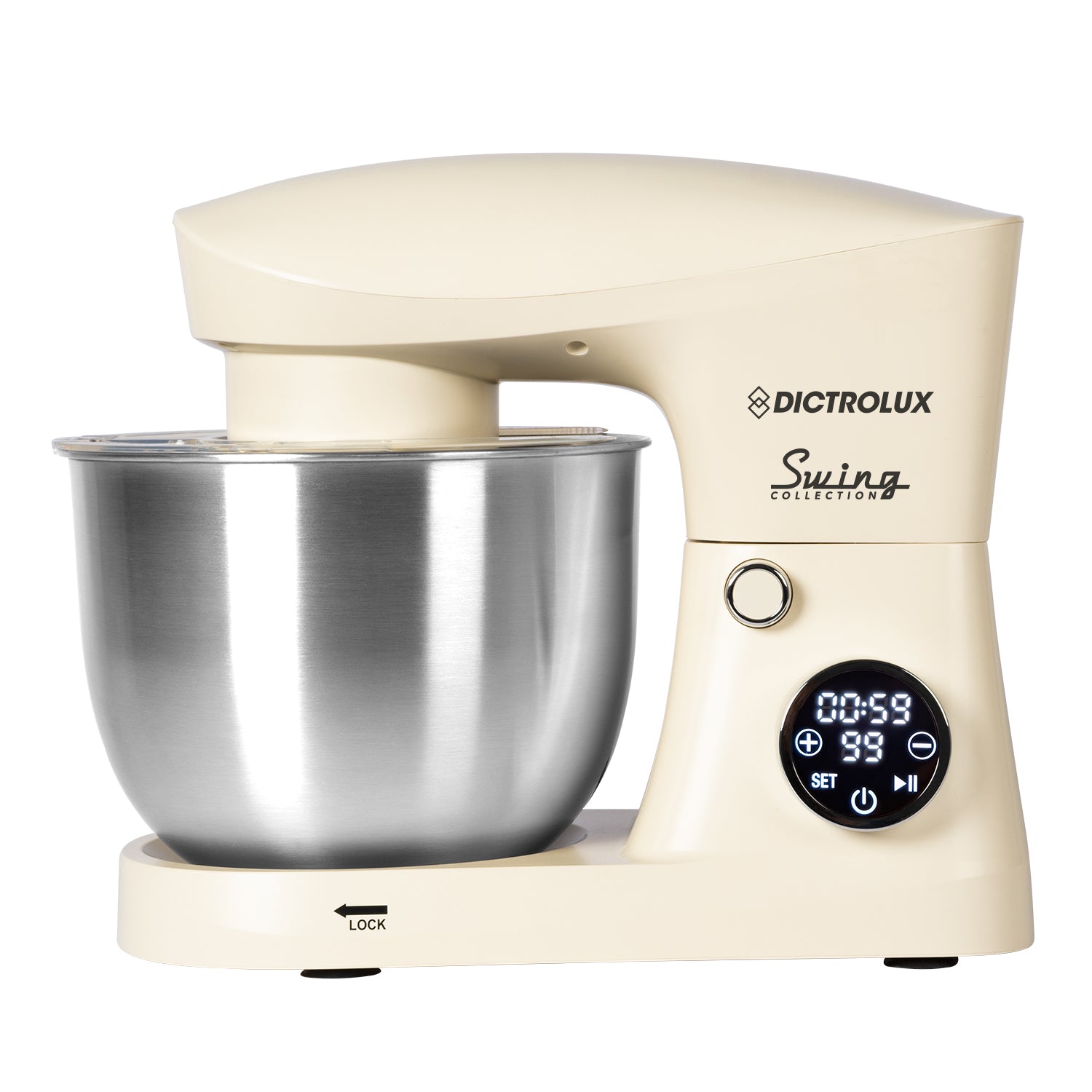 DICTROLUX - Impastatrice Planetaria Swing SM-2545L Crema 5 Litri 1500 Watt