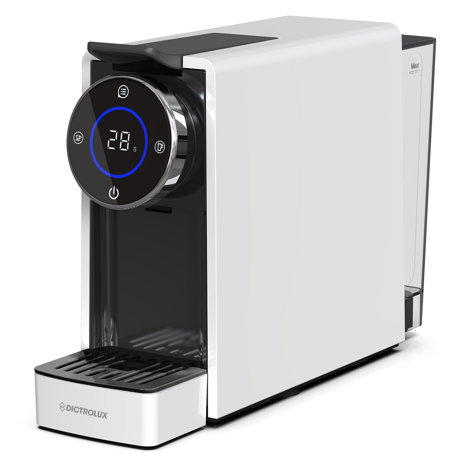 DICTROLUX - Macchina da Caffè Rebeka Digitale White ST-502S 1450 Watt - Compatibile Capsule Nespresso®