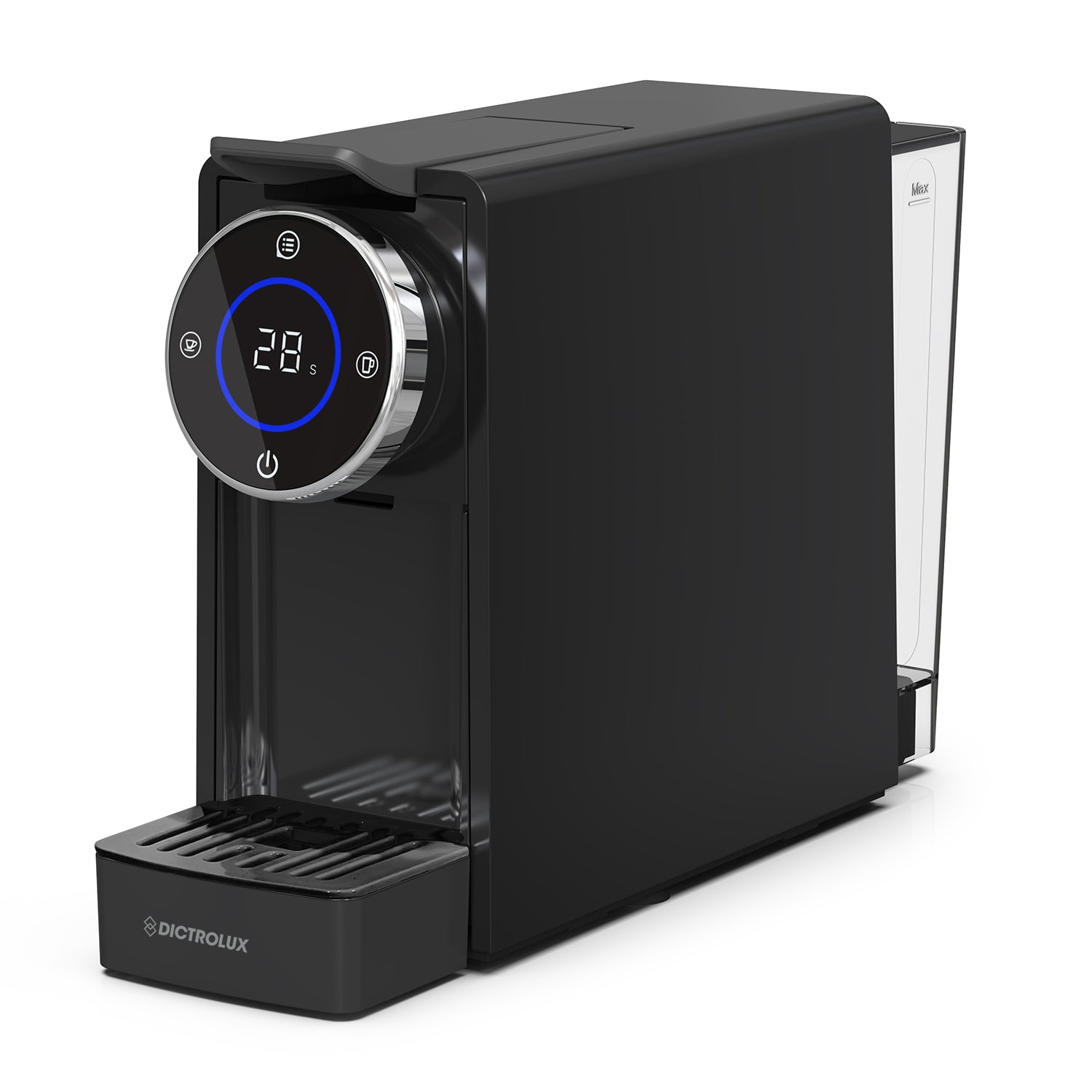 DICTROLUX - Macchina da Caffè Rebeka Digitale Black ST-502S 1450 Watt - Compatibile Capsule Nespresso®