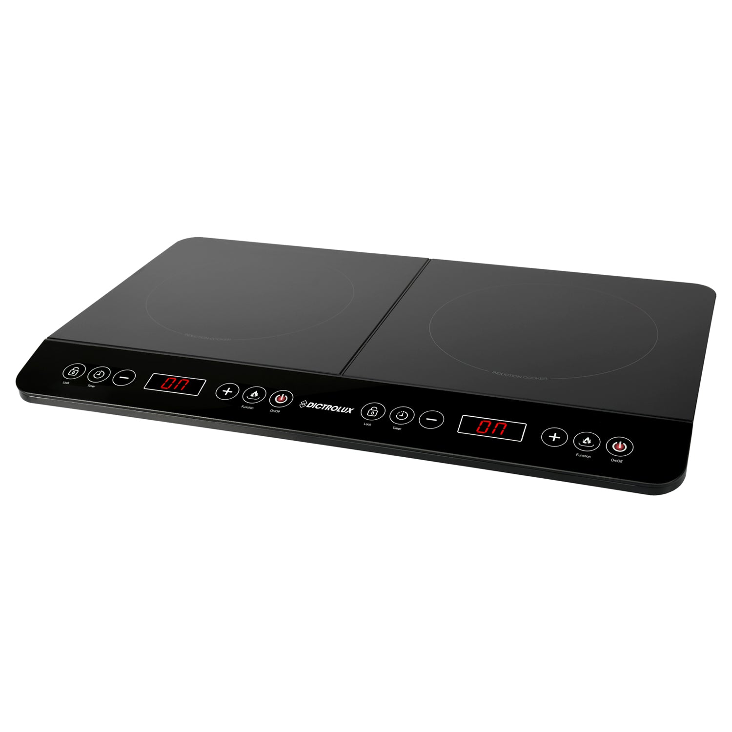 DICTROLUX - Piastra a induzione doppia Quick cook Two 3500 Watt