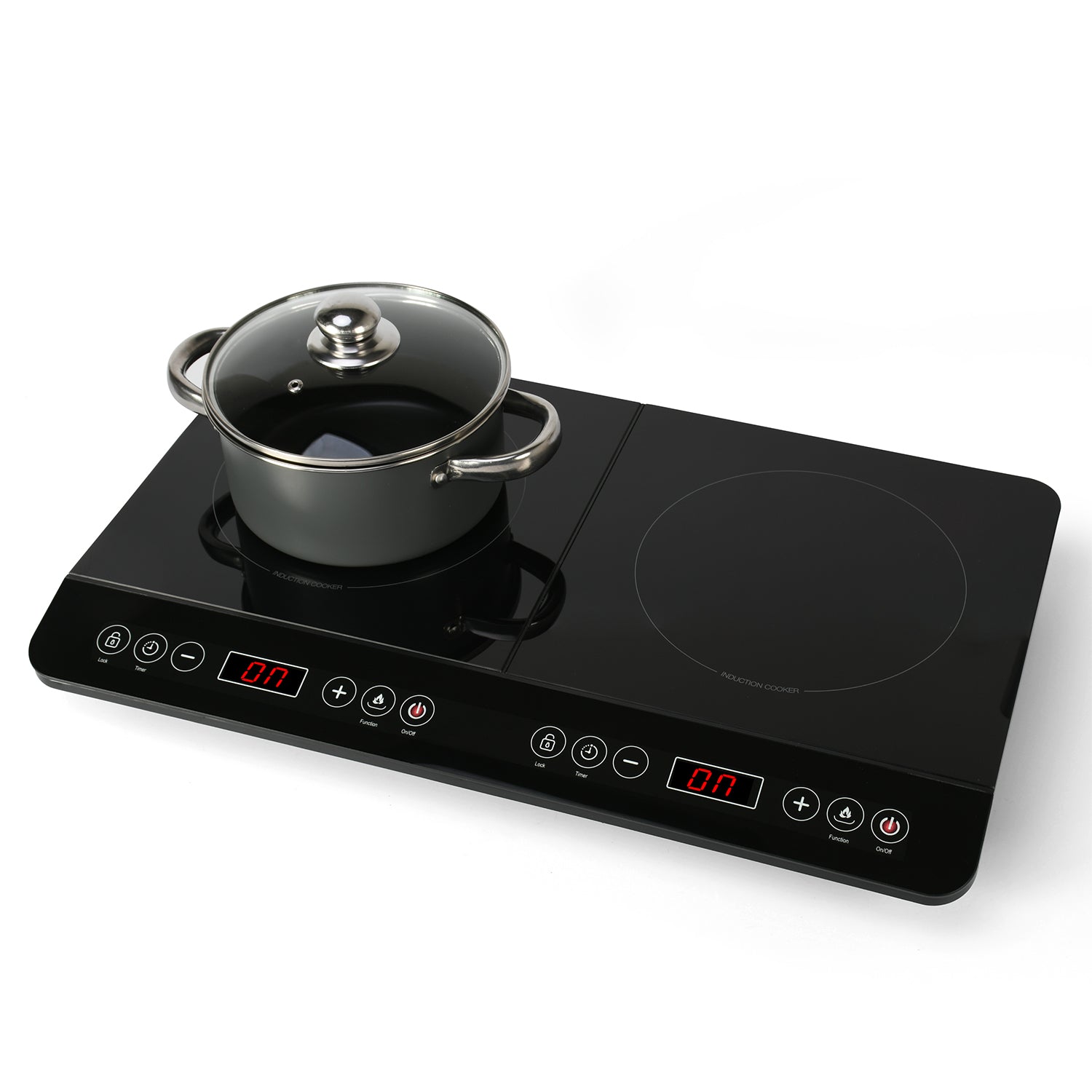 DICTROLUX - Piastra a induzione doppia Quick cook Two 3500 Watt