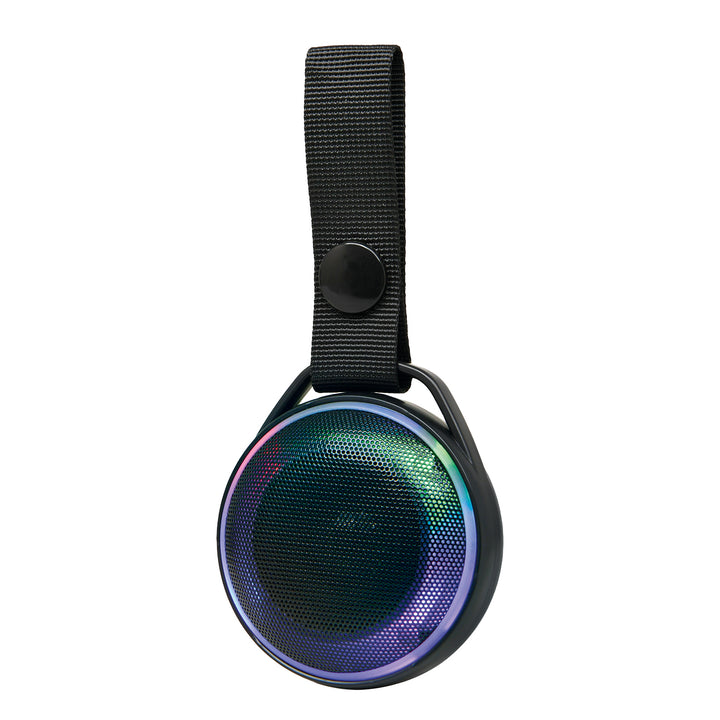 DICTROLUX - Cassa Bluetooth Wireless con LED DLX1622 - Compatto, Portatile, con Gancio