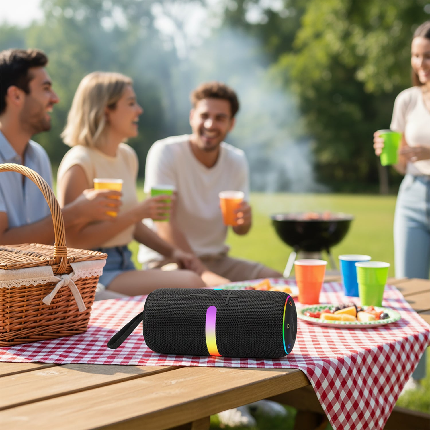 DICTROLUX - Cassa Bluetooth Wireless DLX0032 con LED