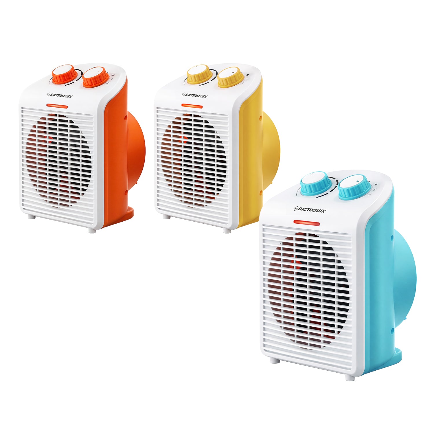 DICTROLUX - Termoventilatore Elettrico Portatile FH18-T 2000 Watt