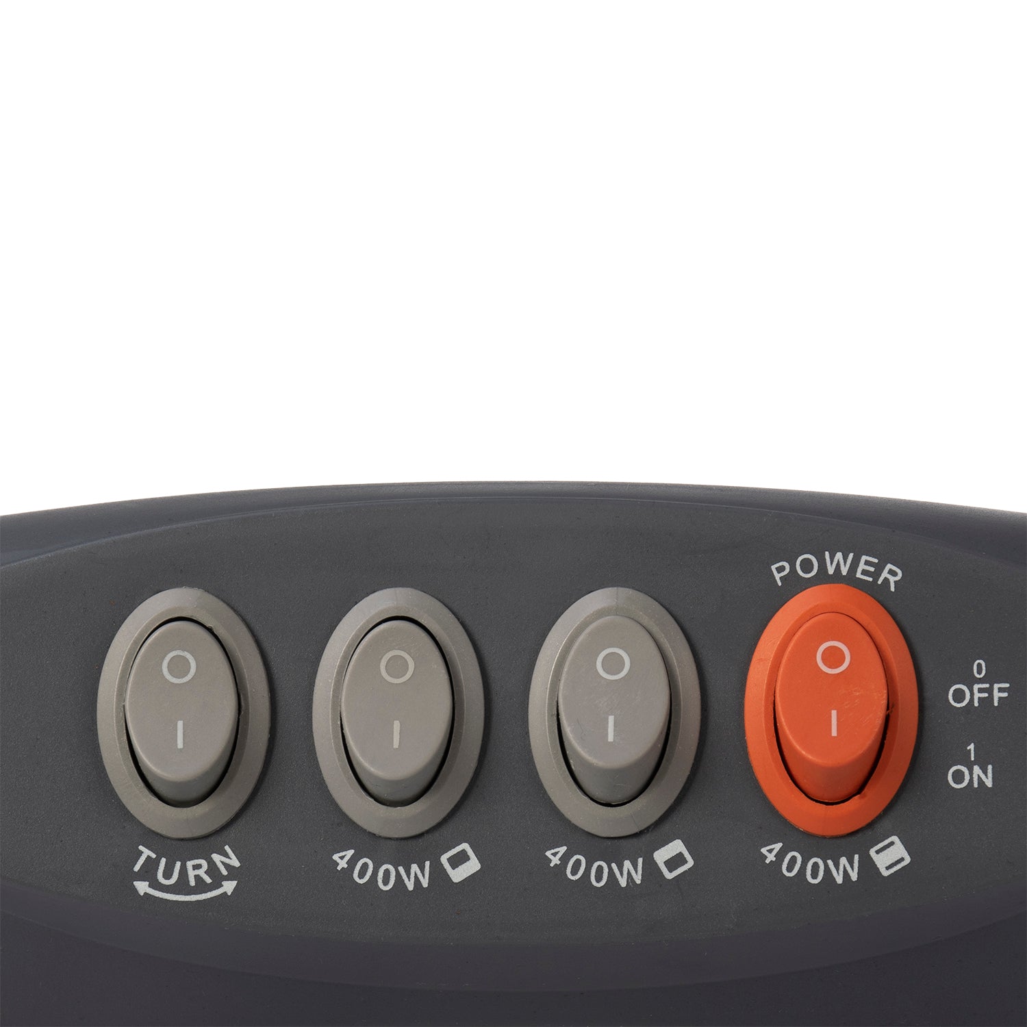 DICTROLUX - Stufa Alogena Oscillante con 3 Livelli di Potenza 1200 Watt