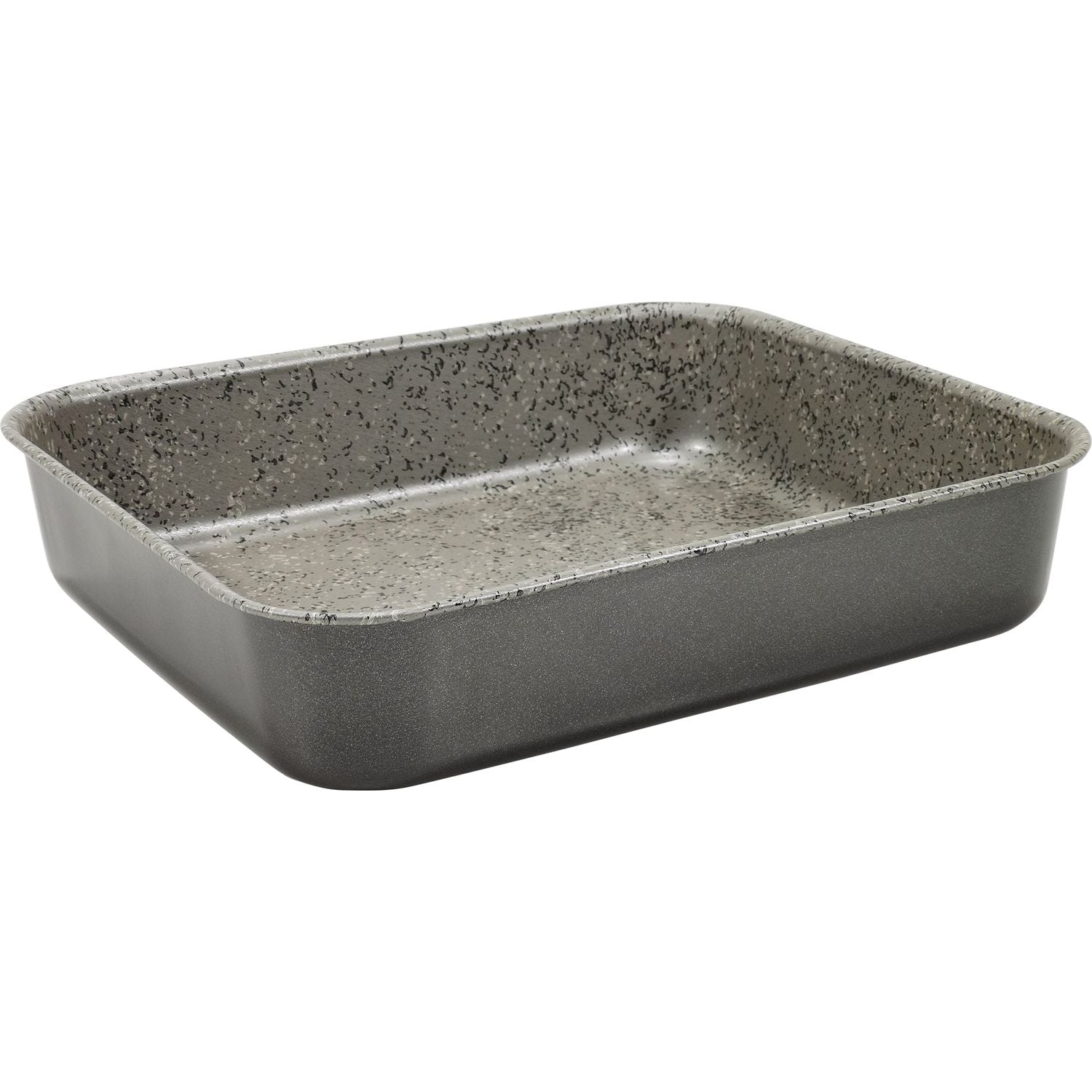 GUSTO CASA - Teglia Sfornatutto Alta in alluminio Linea Happy Rock - h6x29x25 cm
