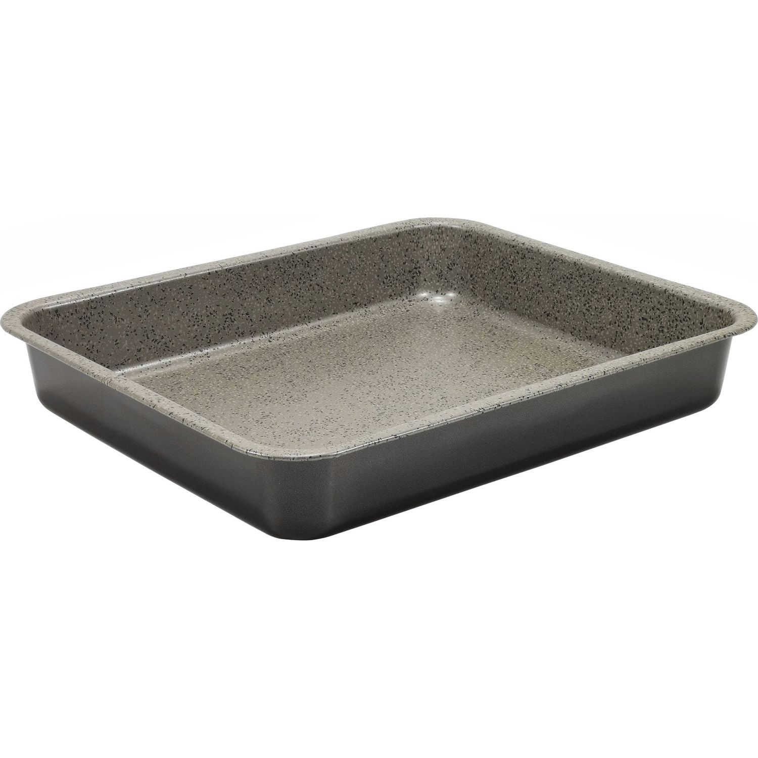 GUSTO CASA - Teglia Lasagnera in alluminio Linea Happy Rock - h5x30x22 cm