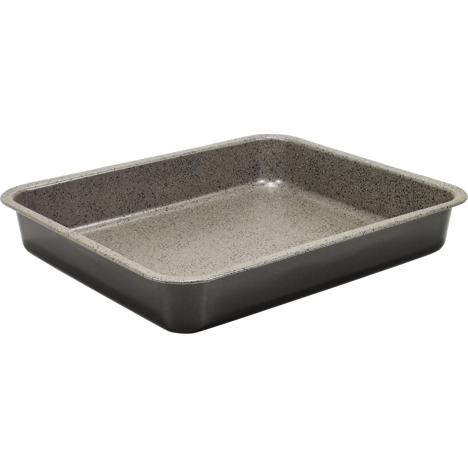 GUSTO CASA - Teglia Lasagnera in alluminio Linea Happy Rock - h6x35x27 cm