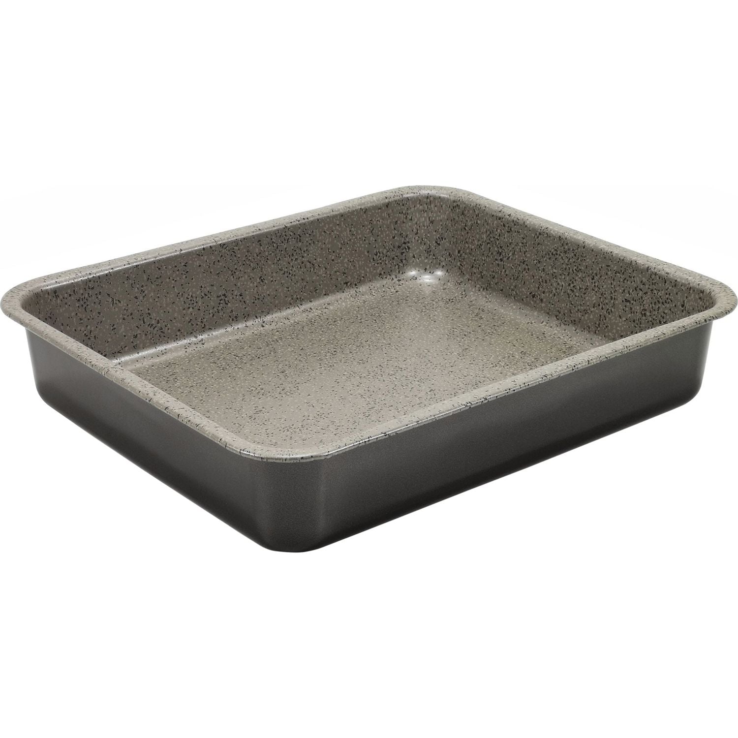 GUSTO CASA - Teglia Lasagnera in alluminio Linea Happy Rock - h7x40x33 cm