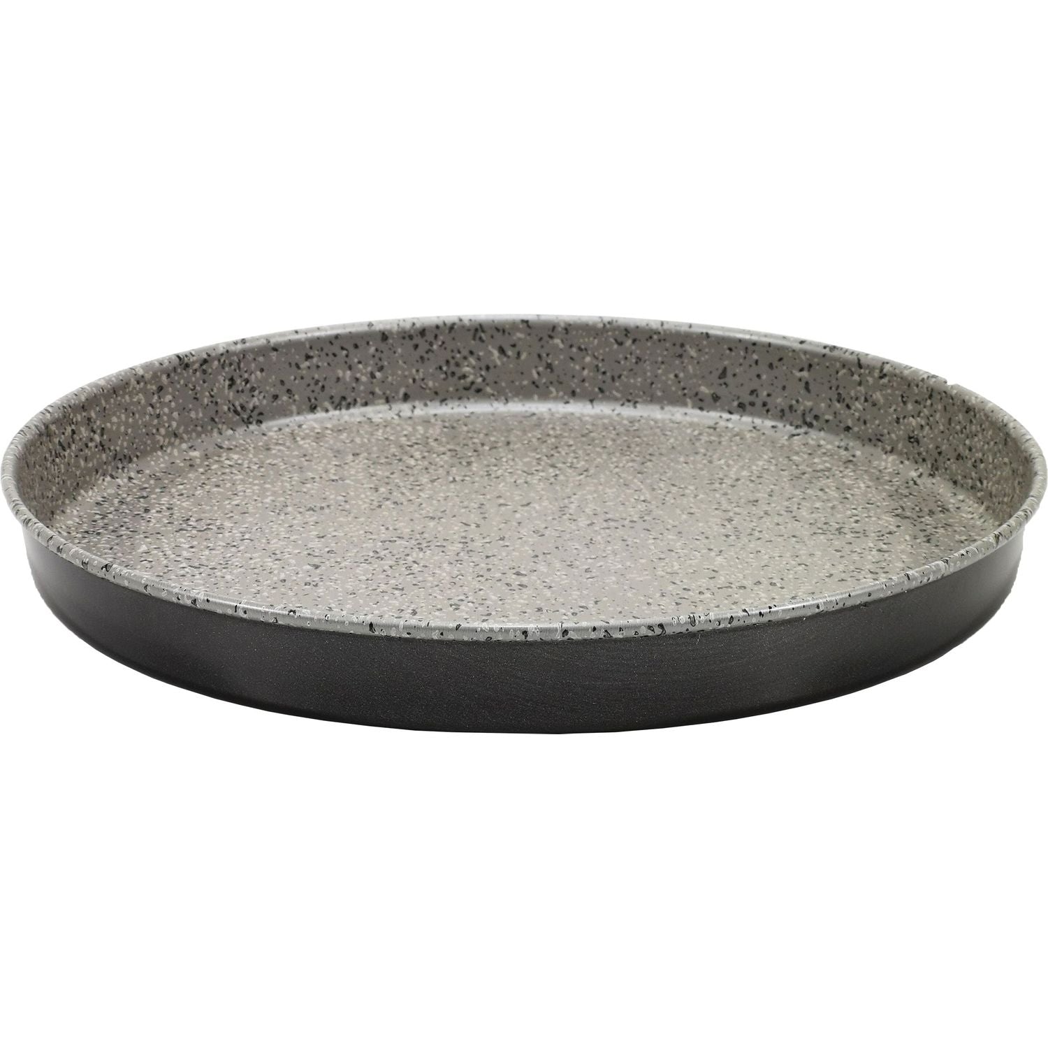 GUSTO CASA - Teglia Tortiera Focaccia in alluminio Linea Happy Rock - h3 cm diametro 28 cm