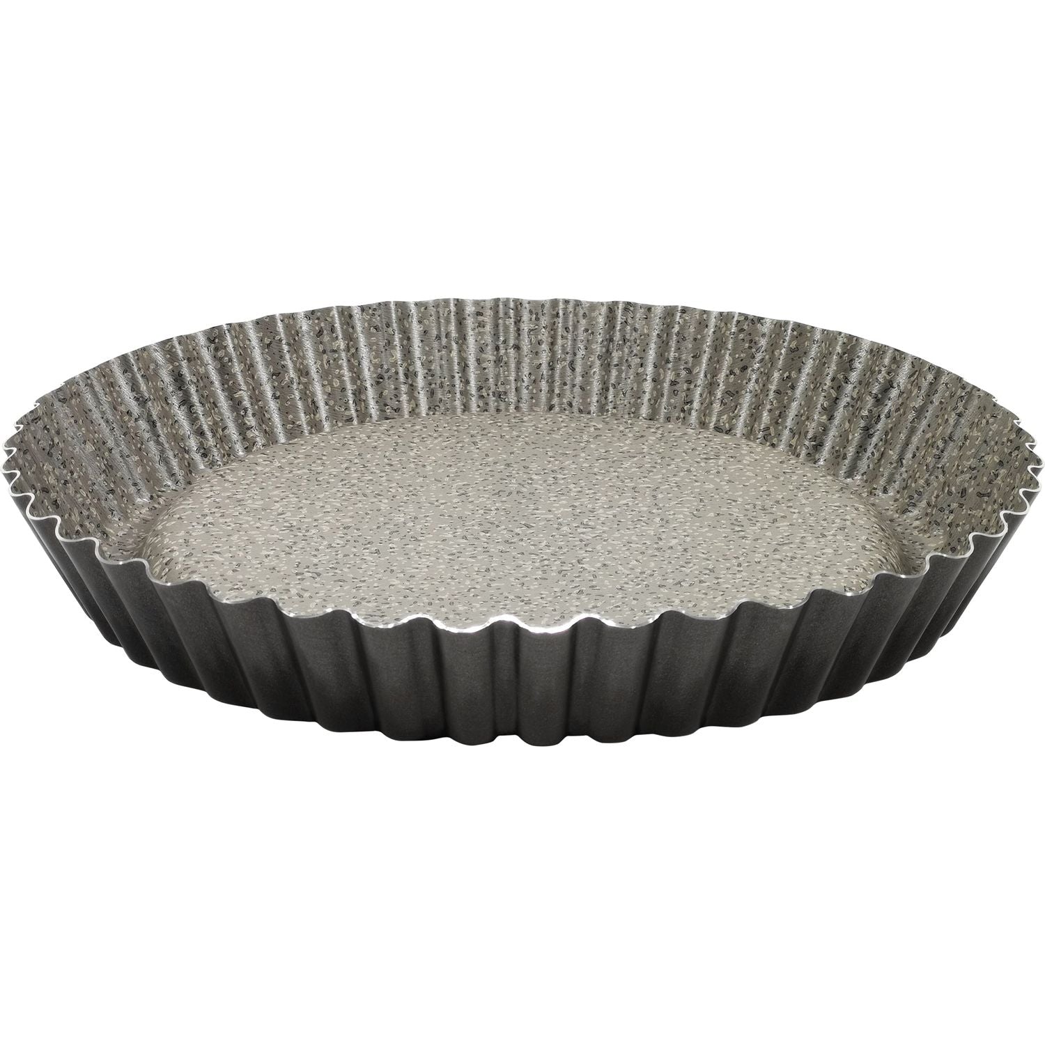 GUSTO CASA - Stampo Crostata Furba in alluminio Linea Happy Rock - h4 cm diametro 28 cm