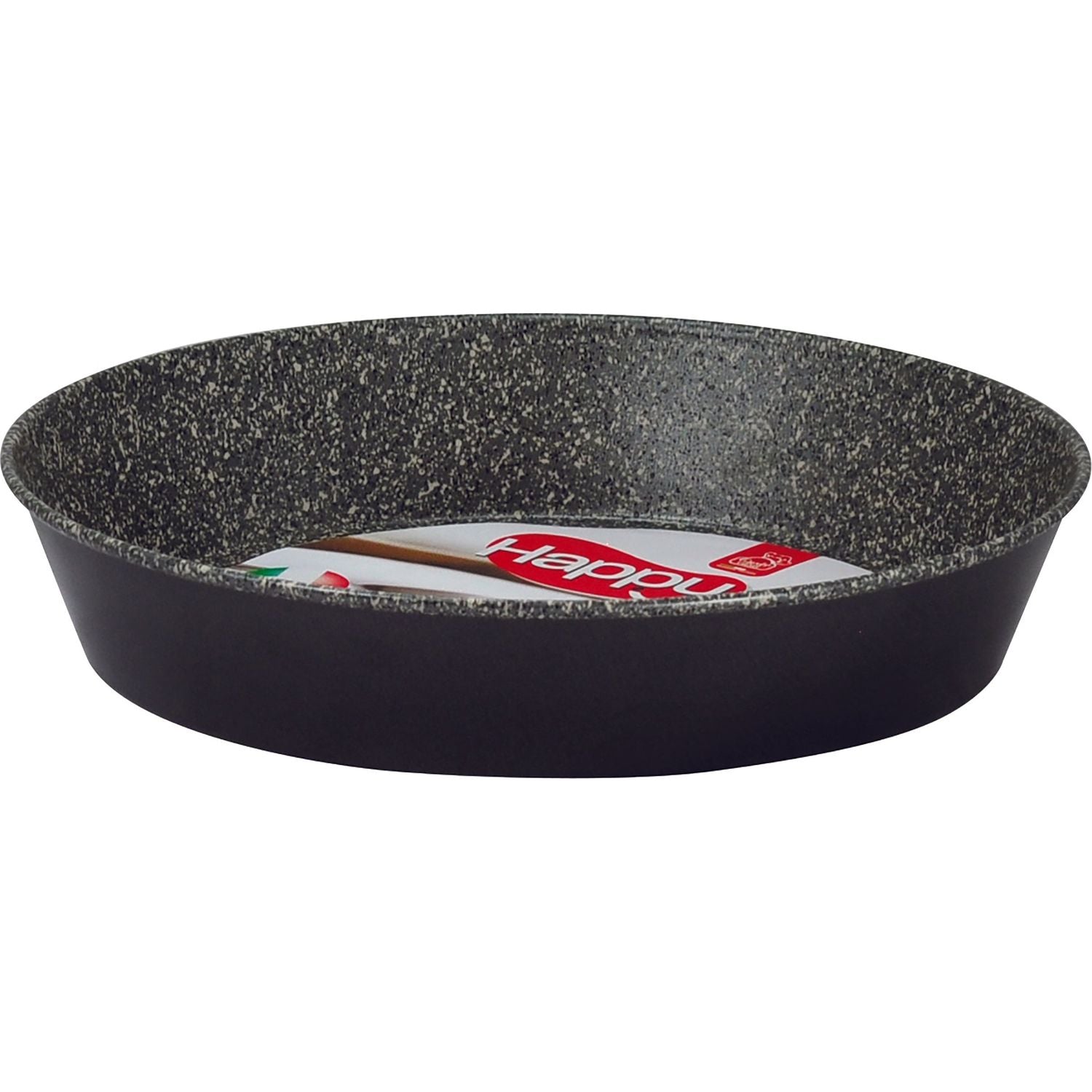 GUSTO CASA - Teglia Torta Caprese in alluminio Linea Happy Rock - h5,5 cm diametro 28 cm